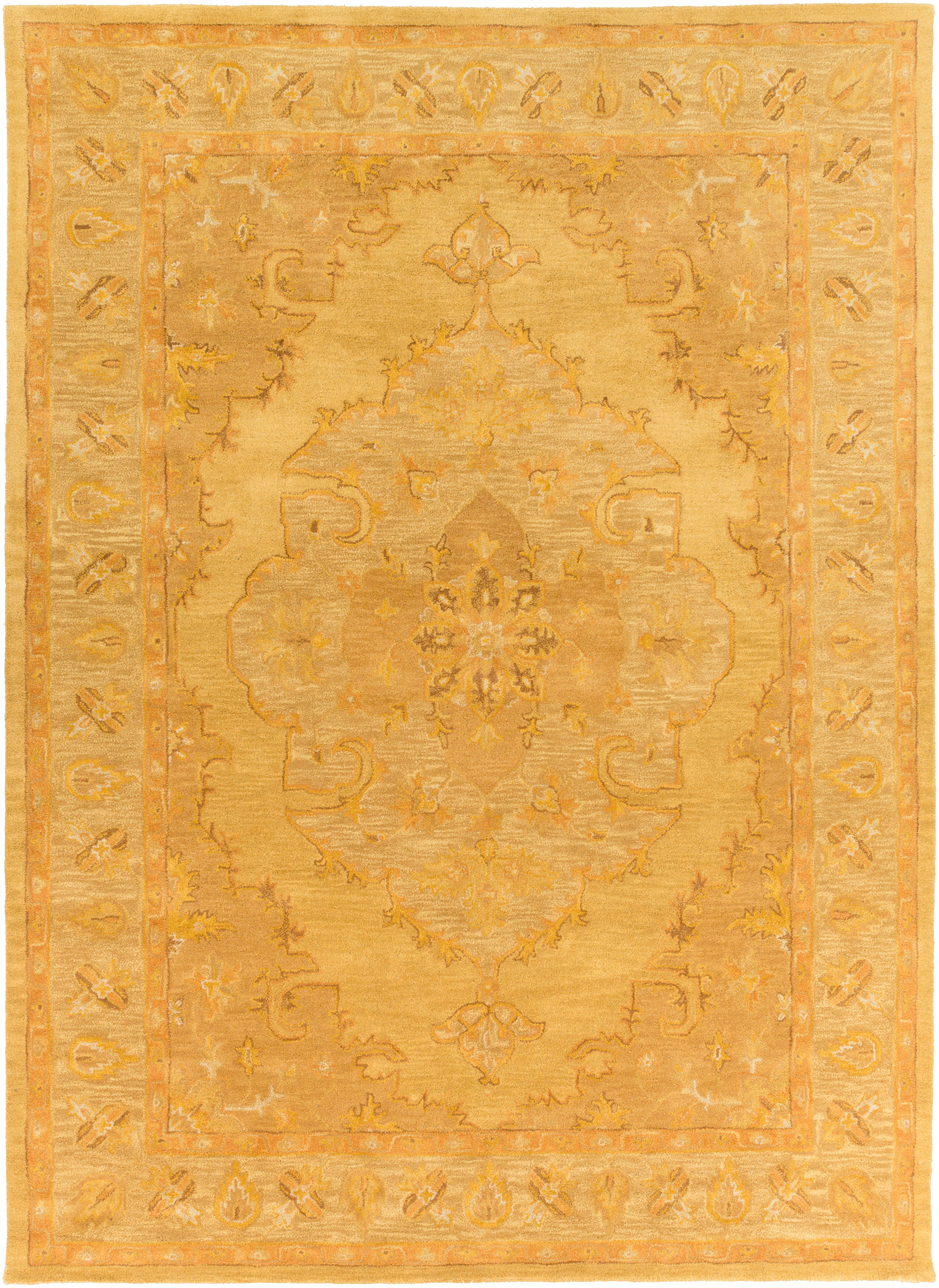 Surya Middleton AWHR-2059 Yellow Area Rug by LIVABLISS