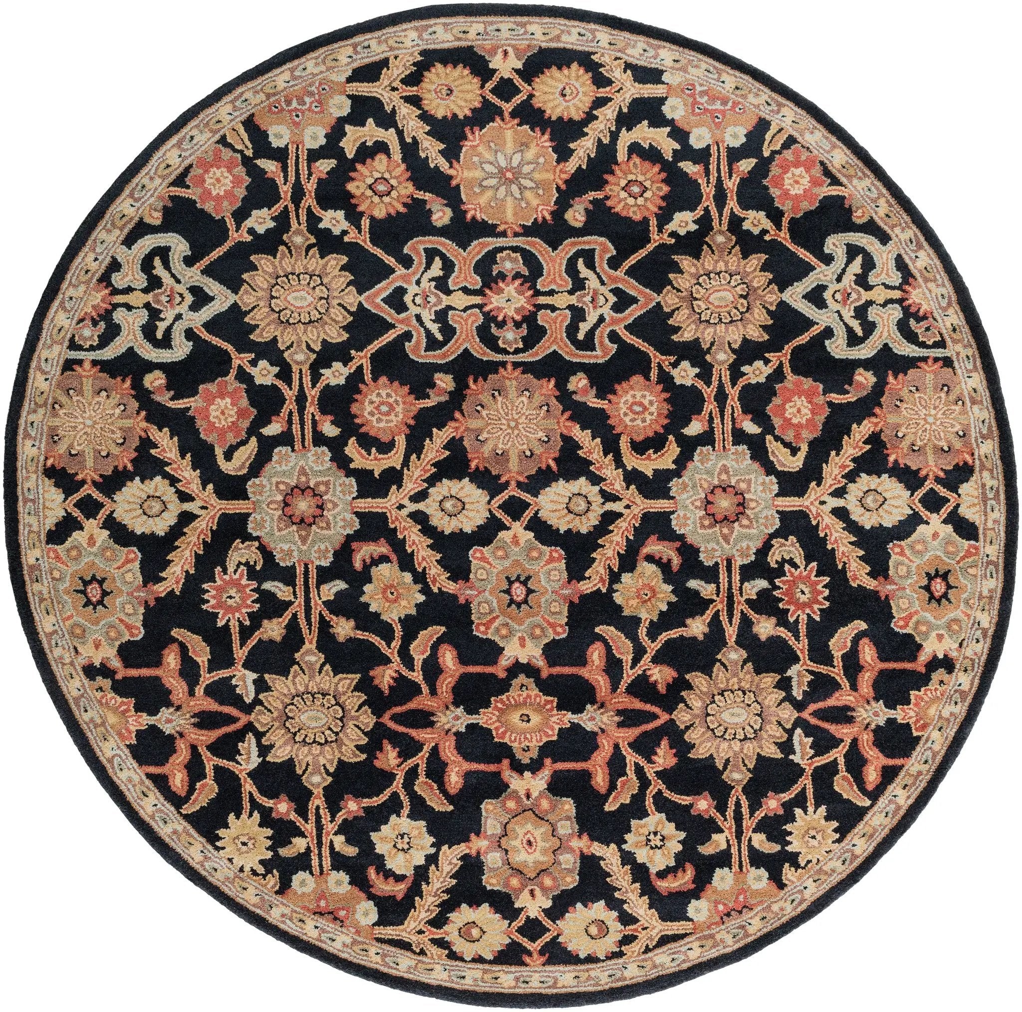 Middleton AWMD-2073 Black Area Rug by LIVABLISS