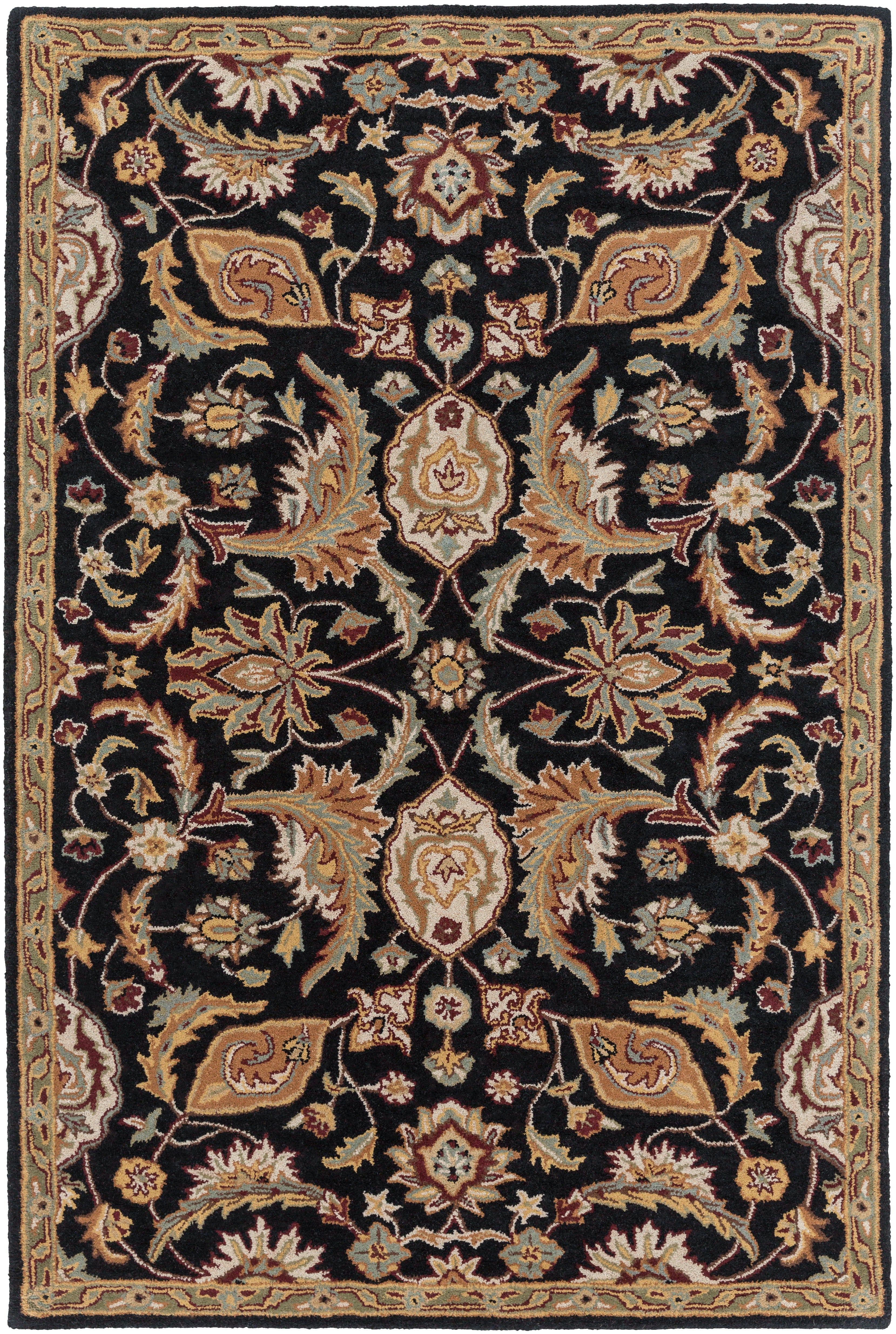 Surya Middleton AWMD-2078 Black Area Rug by LIVABLISS