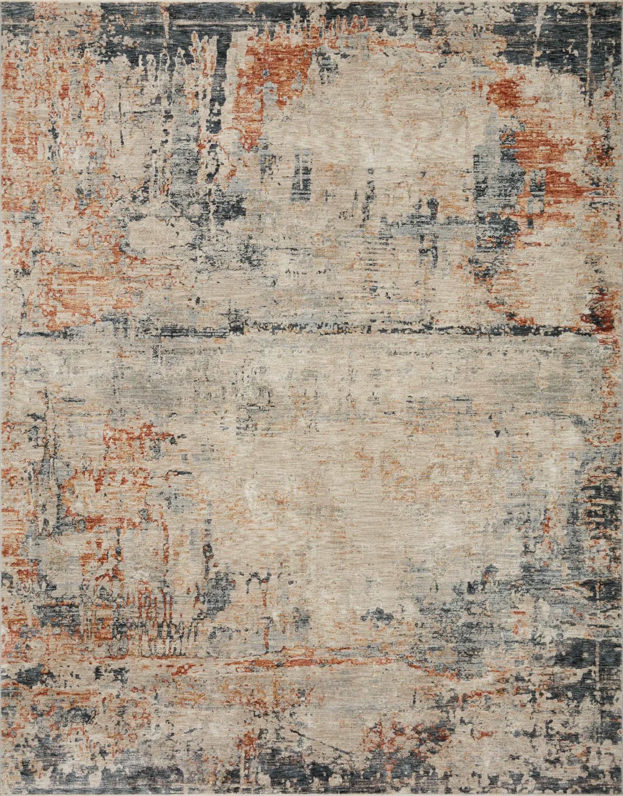 Axel AXE-05 Stone / Multi Area Rug by Loloi