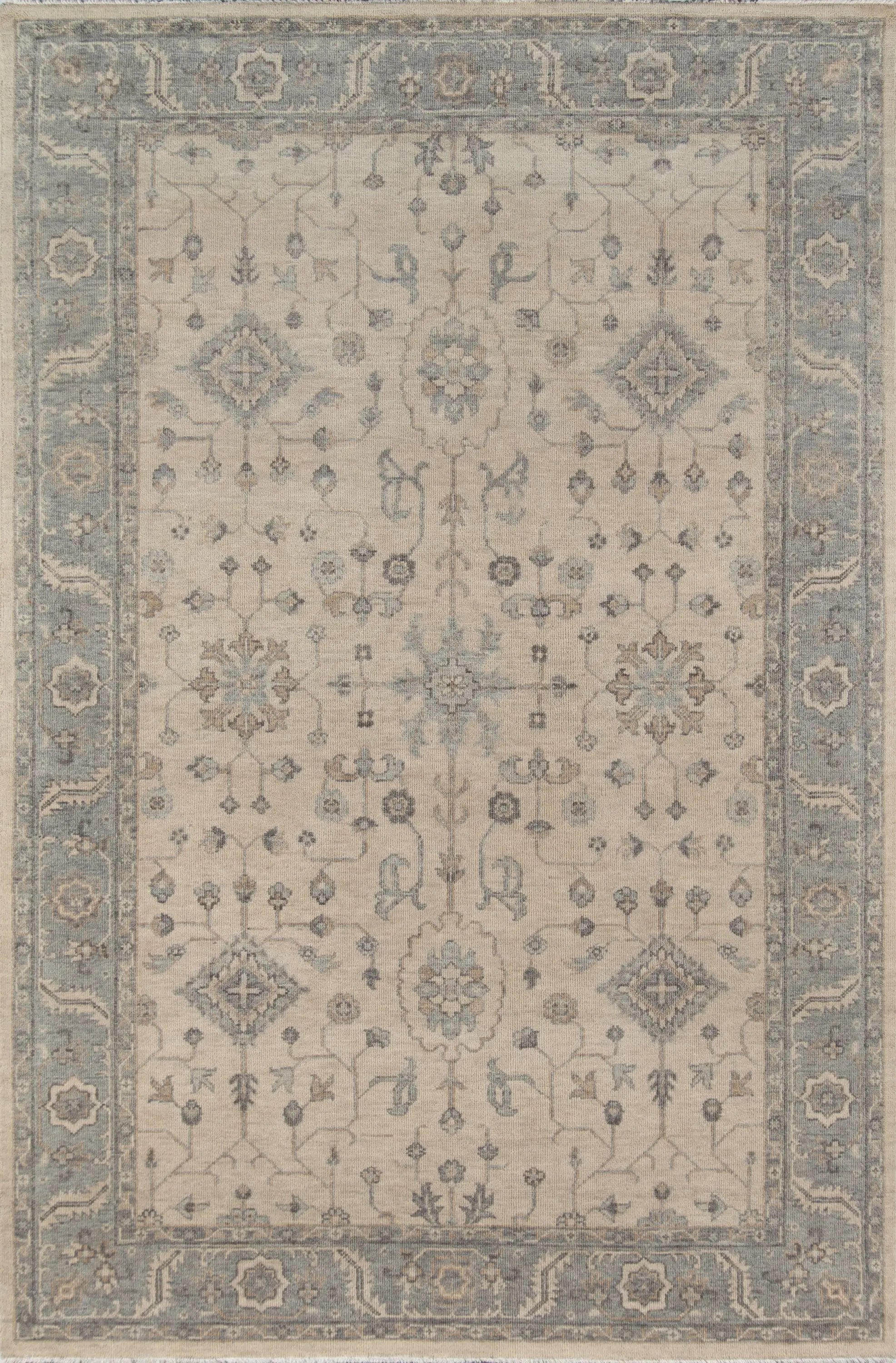 Banaras BNR-3 Beige Area Rug by Momeni