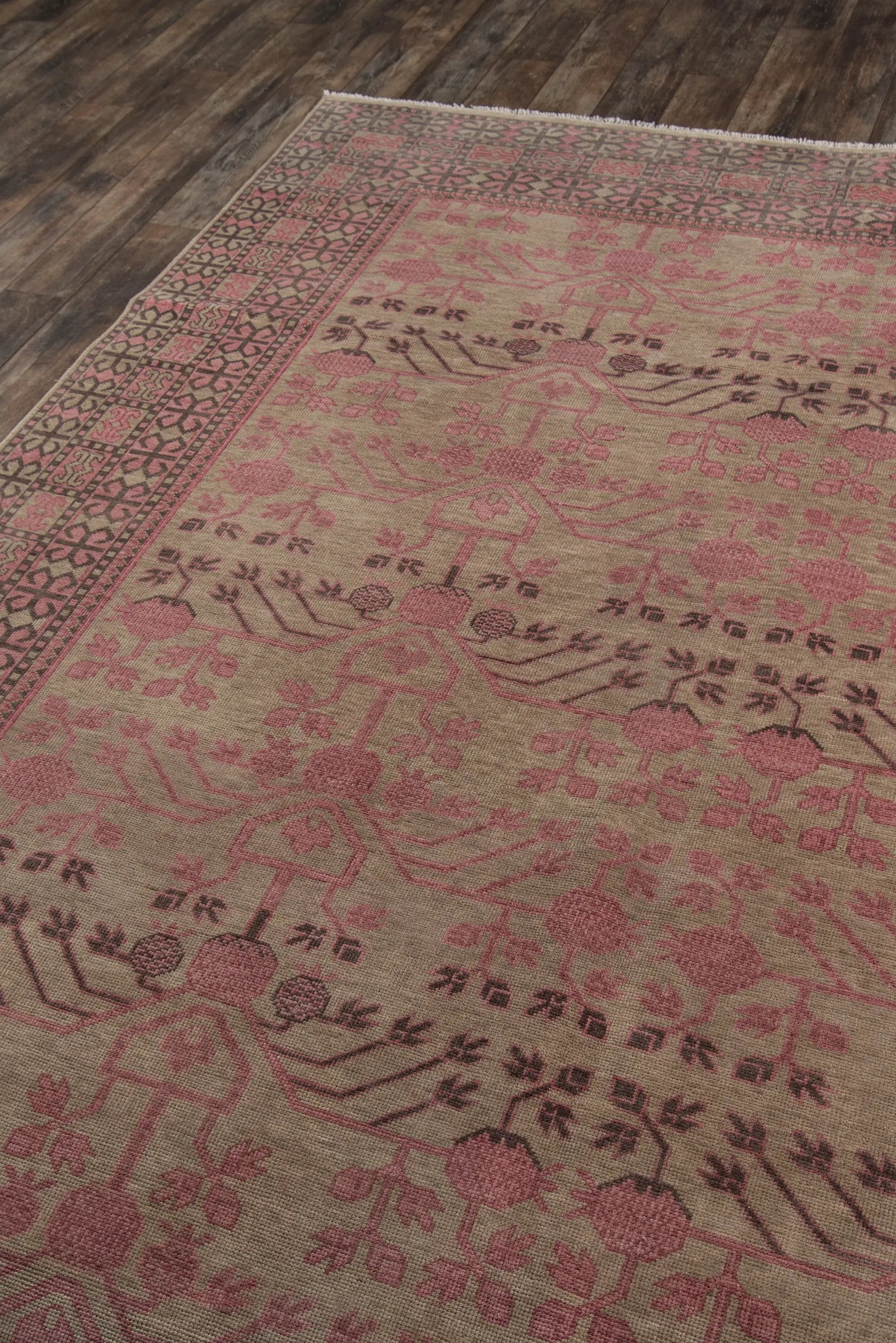 Banaras BNR-5 Pink Area Rug by Momeni