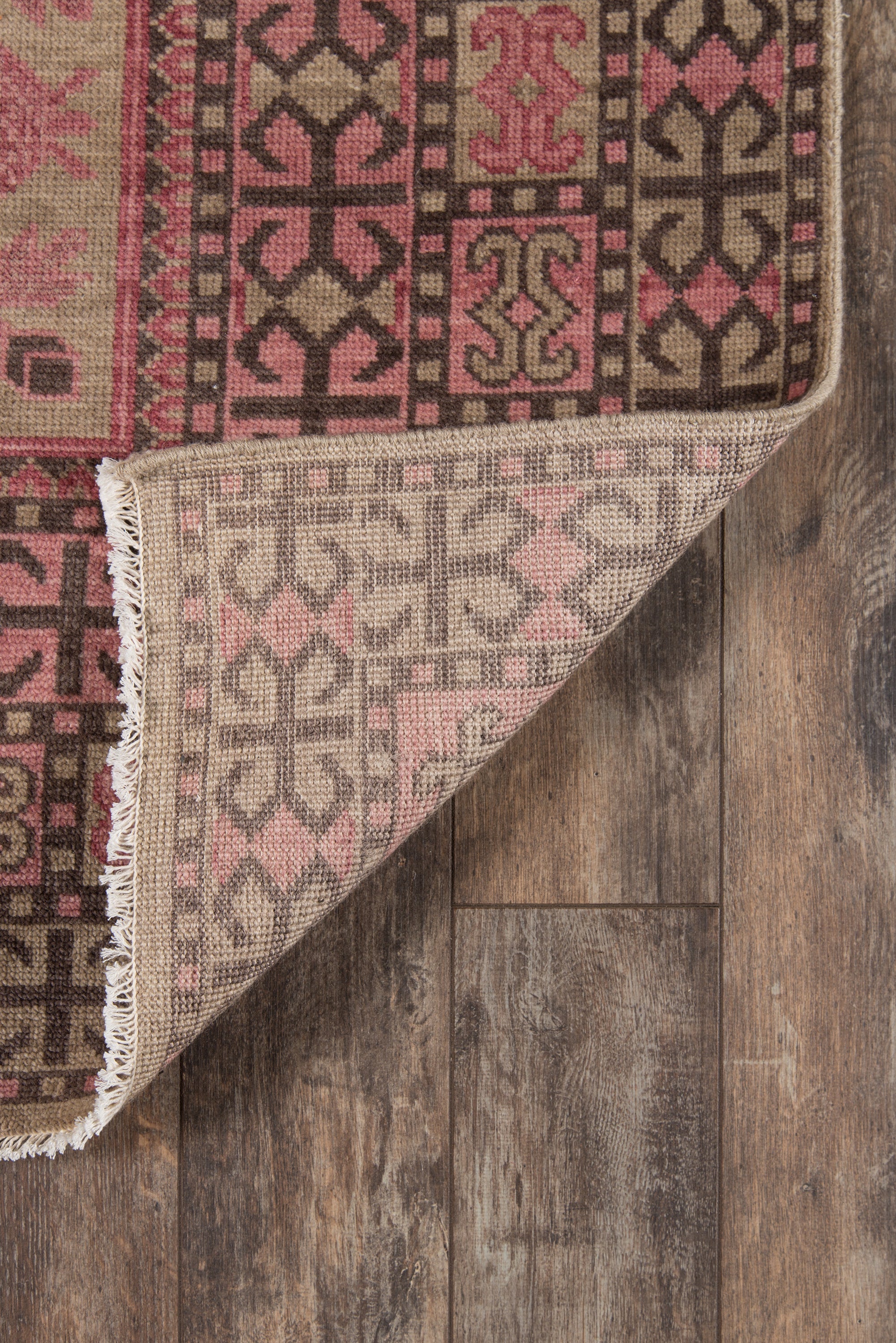 Momeni Banaras BNR-5 Pink Hand Knotted Area Rug