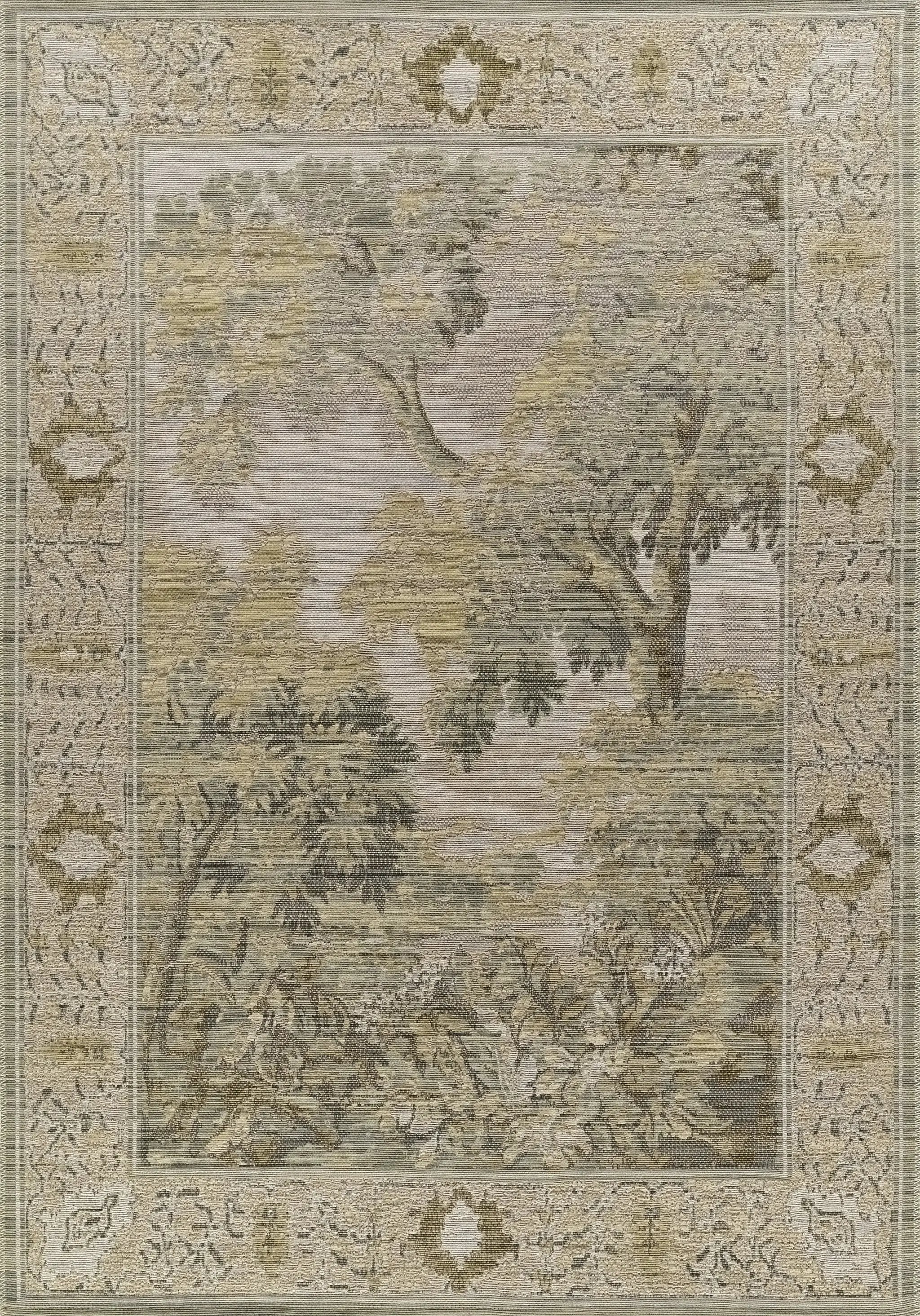 Barron BRN-3 Multicolor Area Rug by Momeni