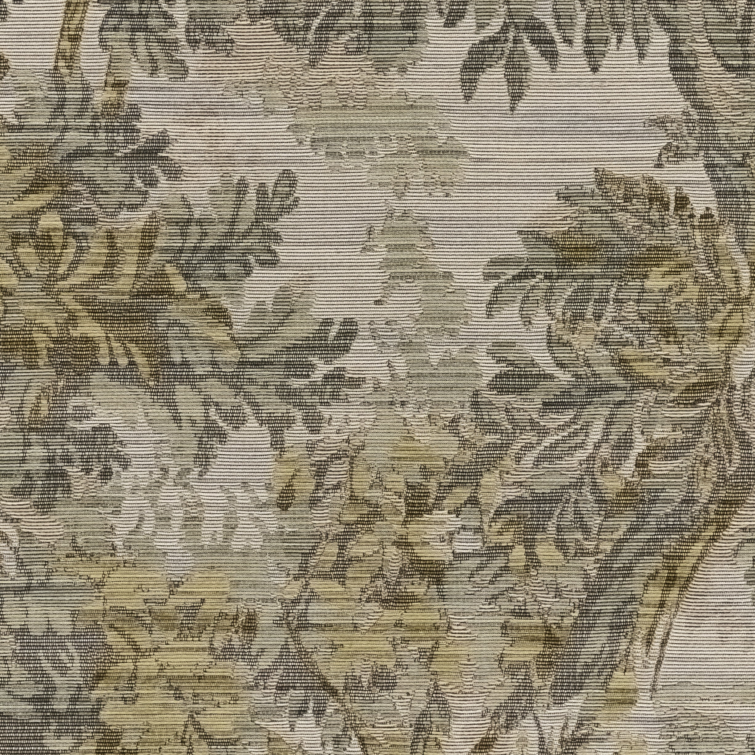 Barron BRN-3 Multicolor Area Rug in beige and blue earth tones, machine made in Egypt