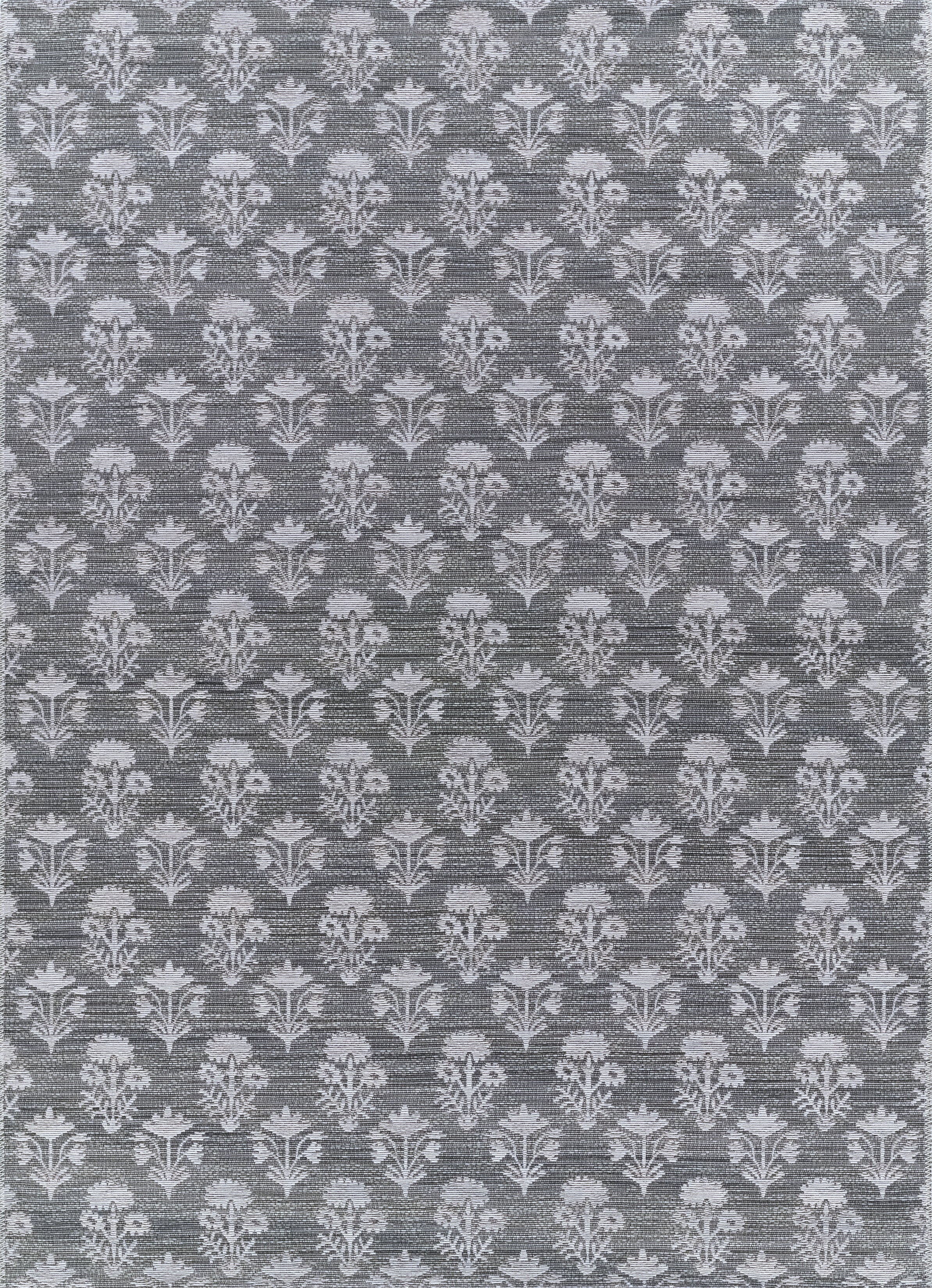 Barron BRN-5 Blue Area Rug with geometric-inspired patterns, premium wool-cotton blend