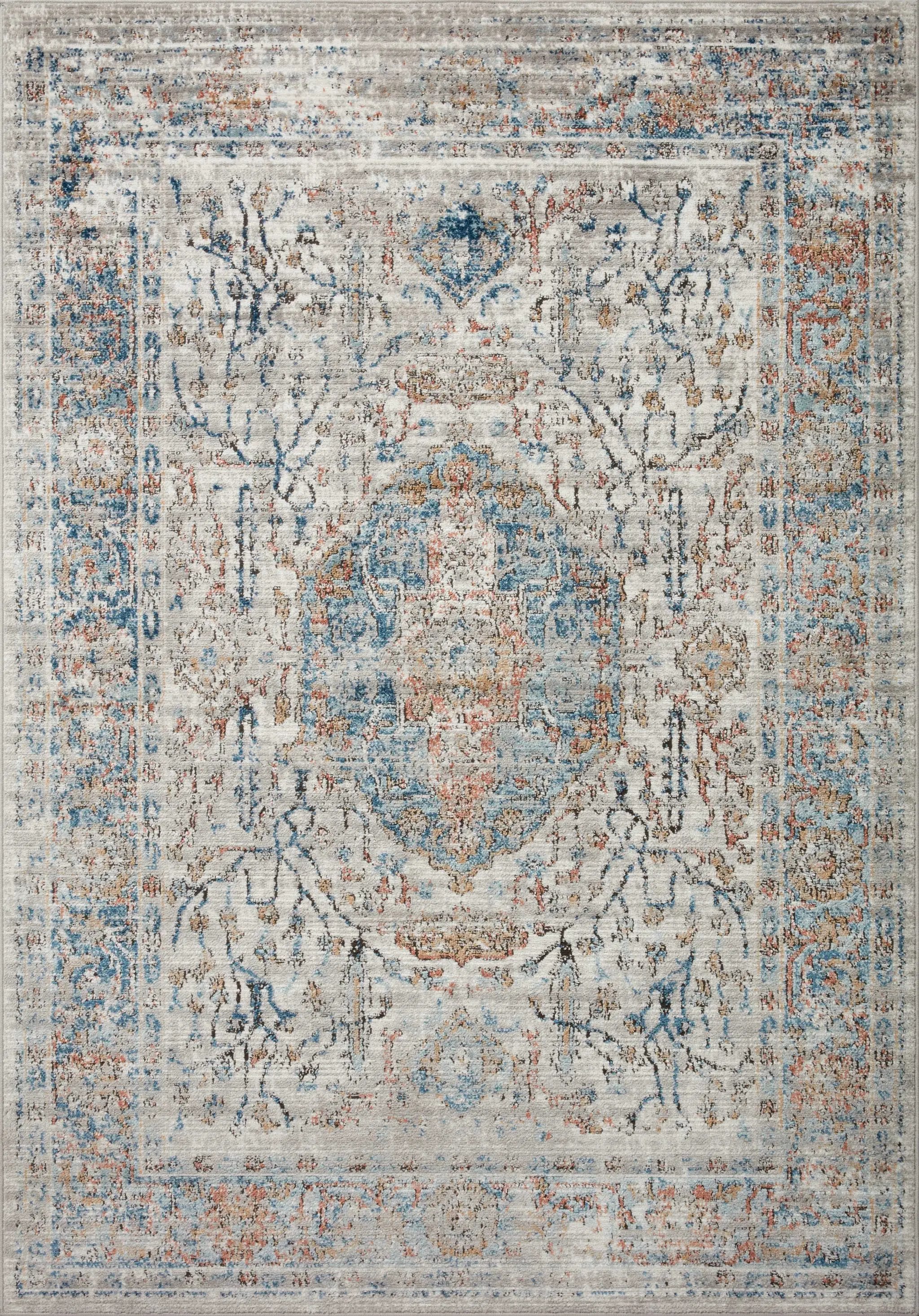 Bianca BIA-02 Stone / Multi Area Rug by Loloi