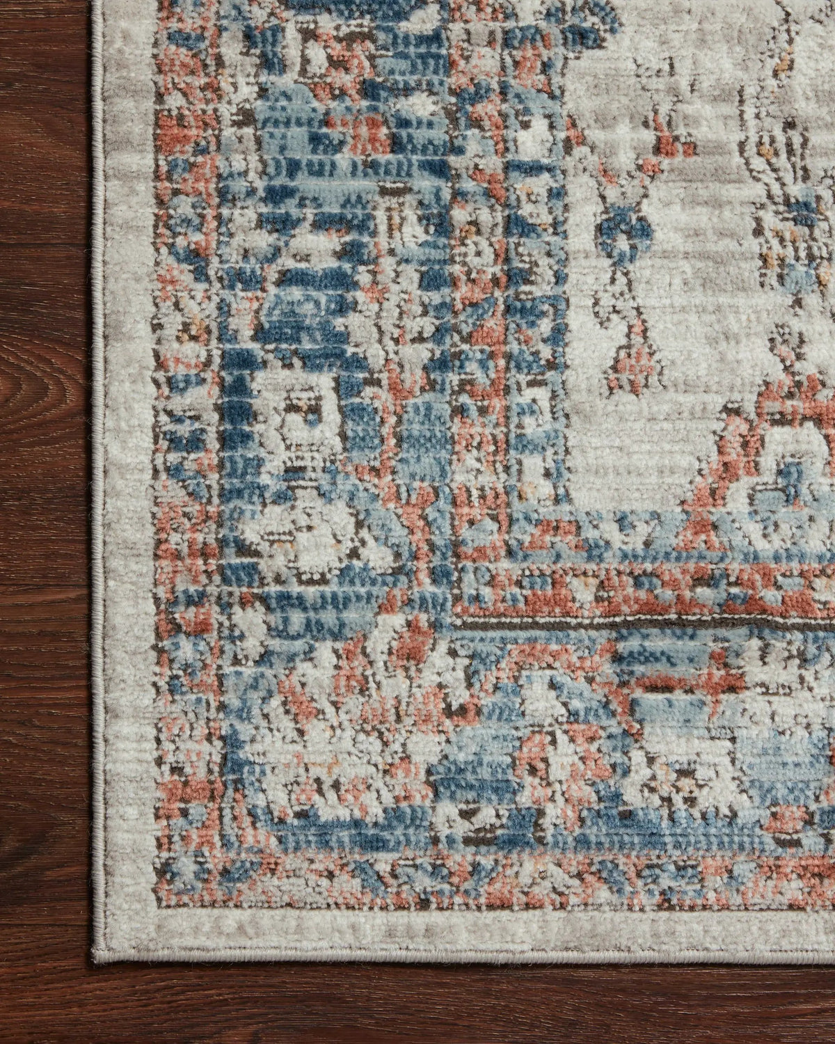 Bianca BIA-05 Dove / Multi Area Rug by Loloi