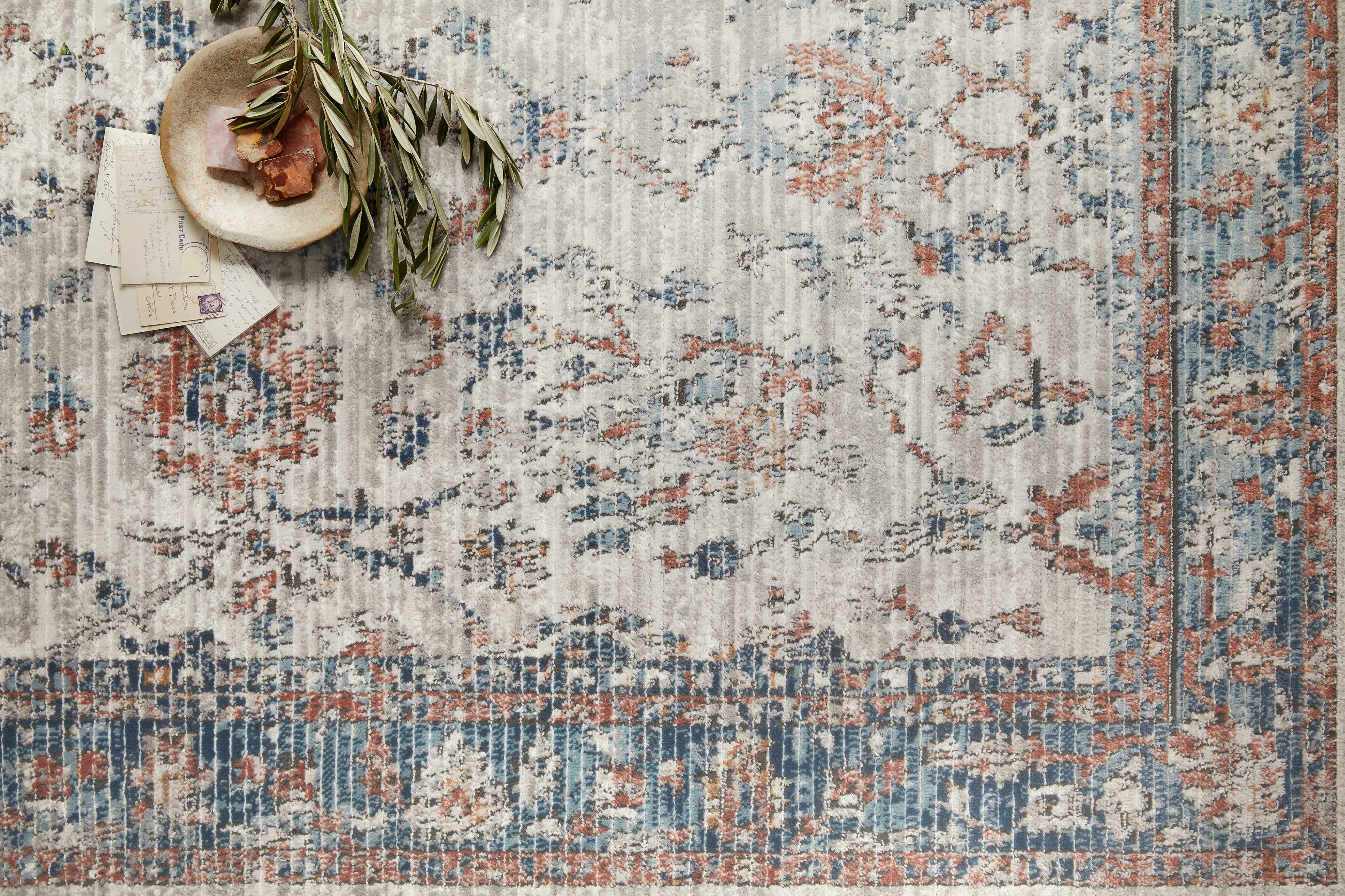 Loloi Bianca BIA-05 Dove / Multi Area Rug