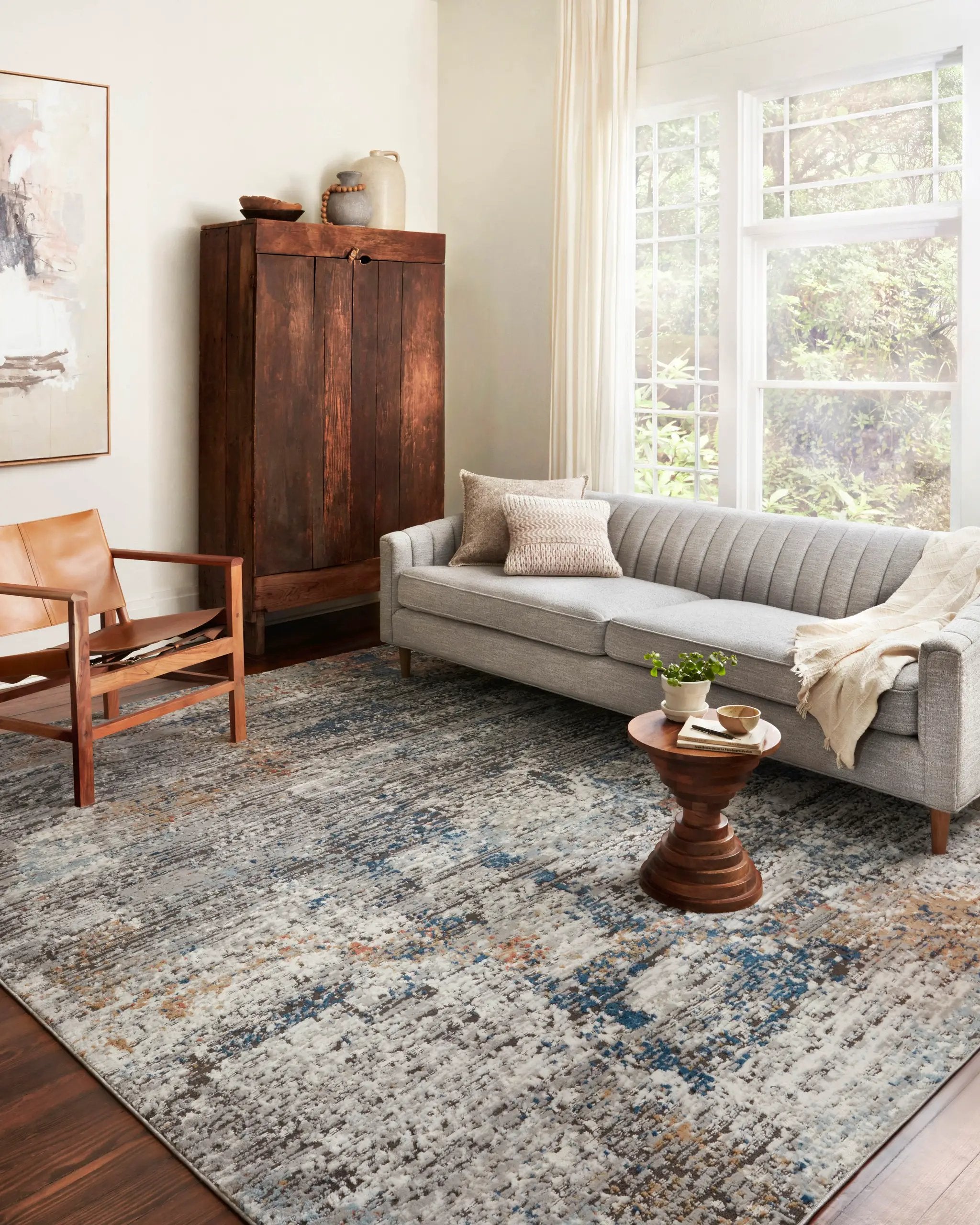Bianca BIA-06 Granite / Multi Area Rug by Loloi
