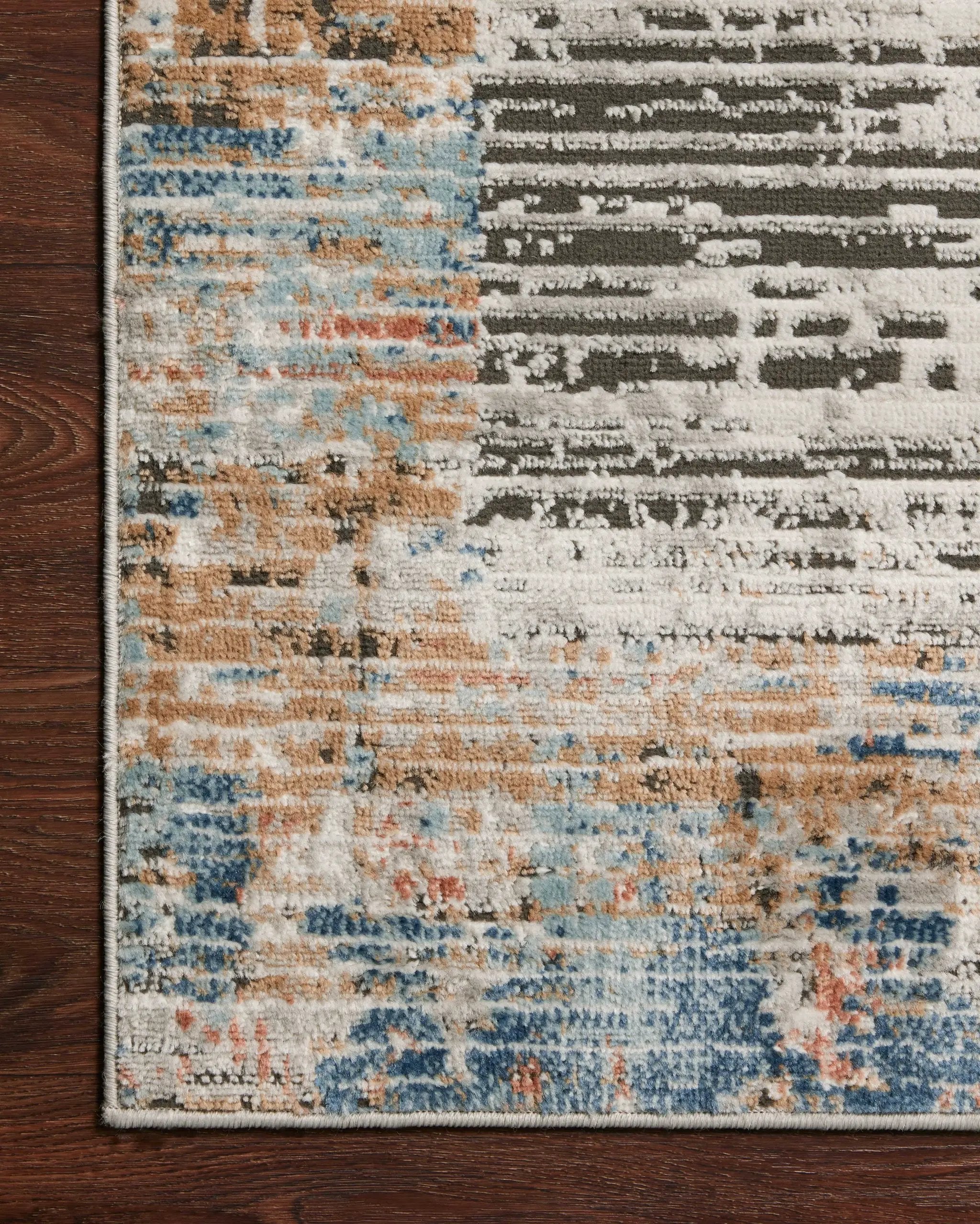 Bianca BIA-07 Ash / Multi Area Rug by Loloi