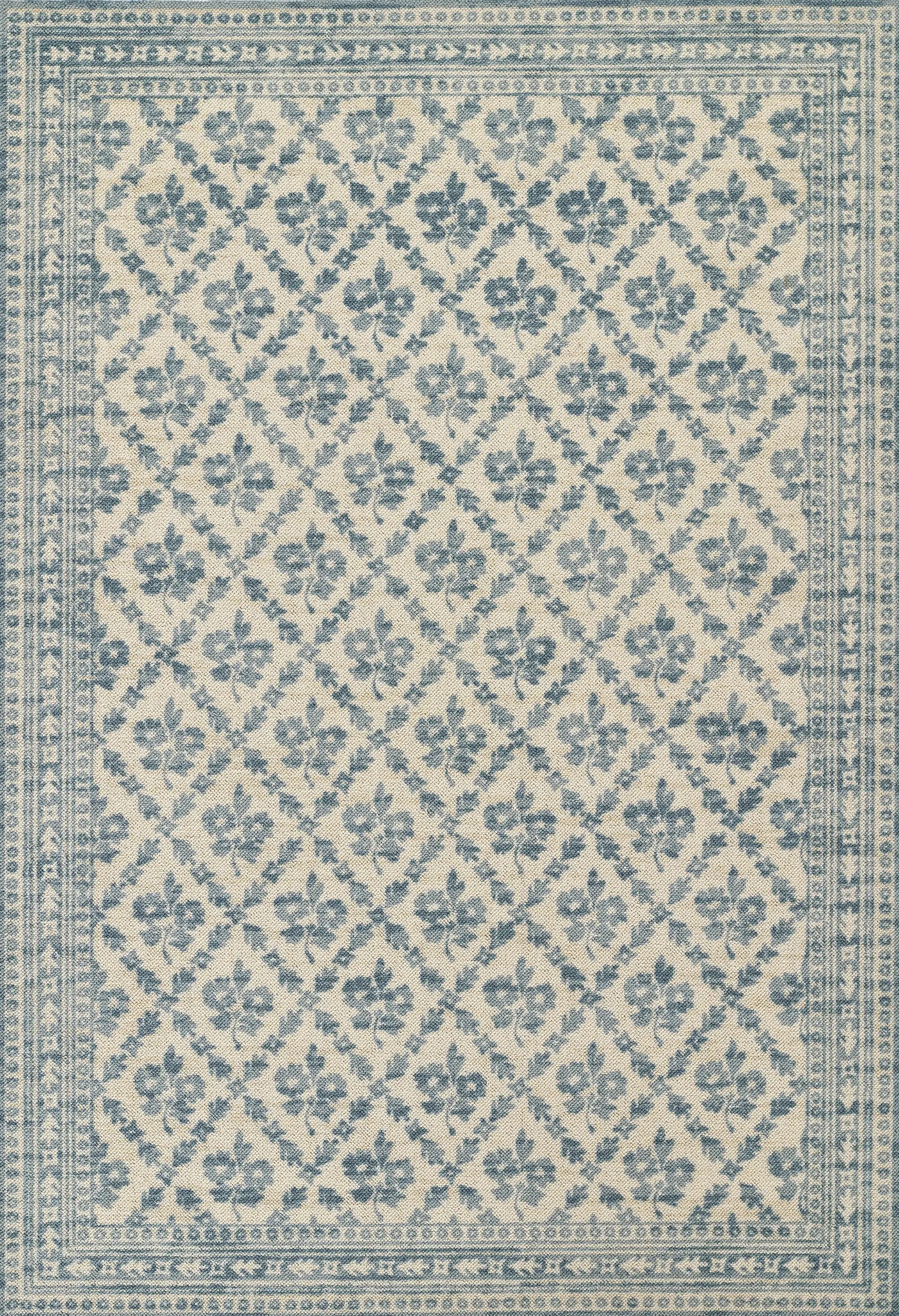 Bibury BIB-1 Blue Area Rug by Momeni
