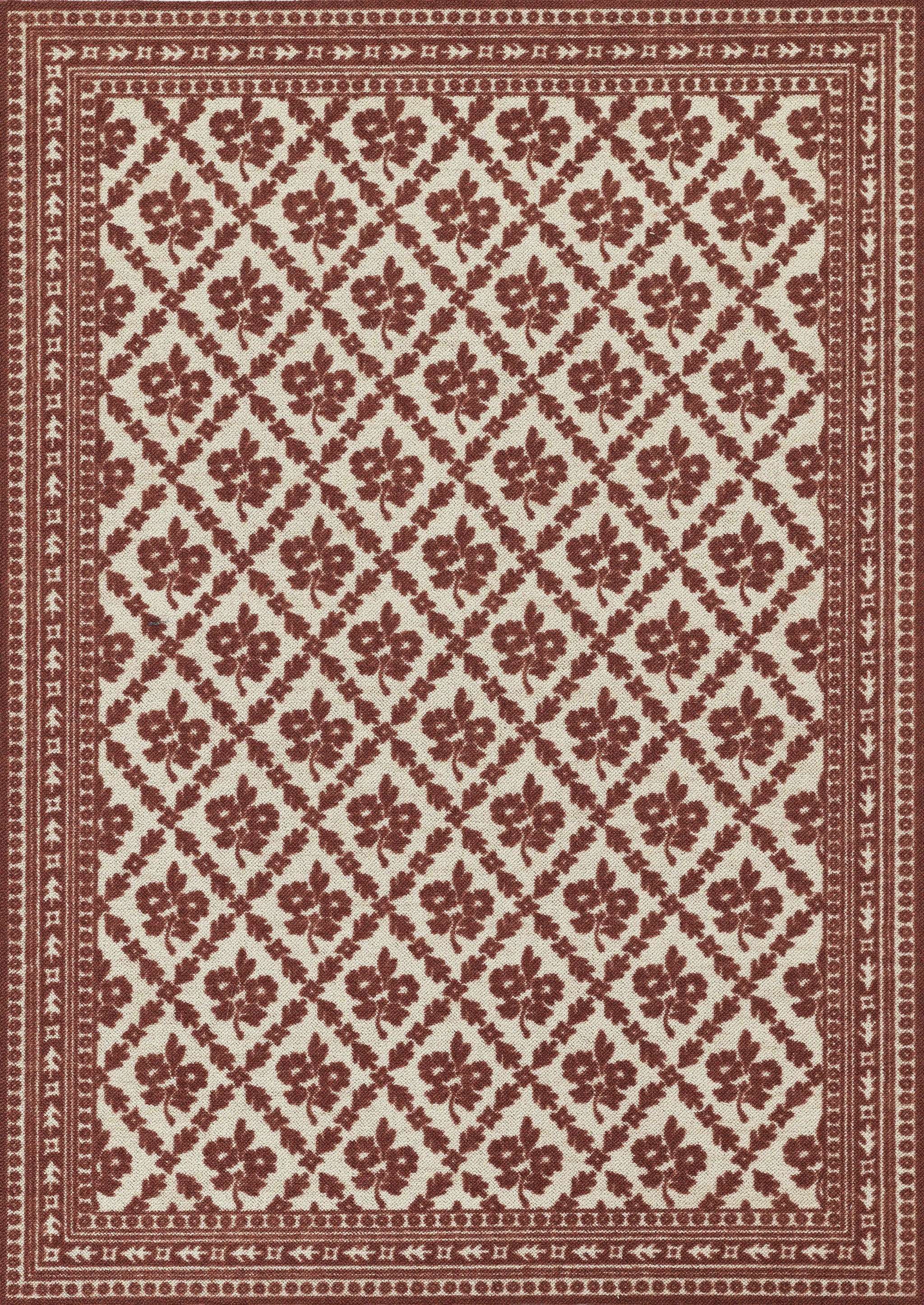 Bibury BIB-1 Red Area Rug by Momeni