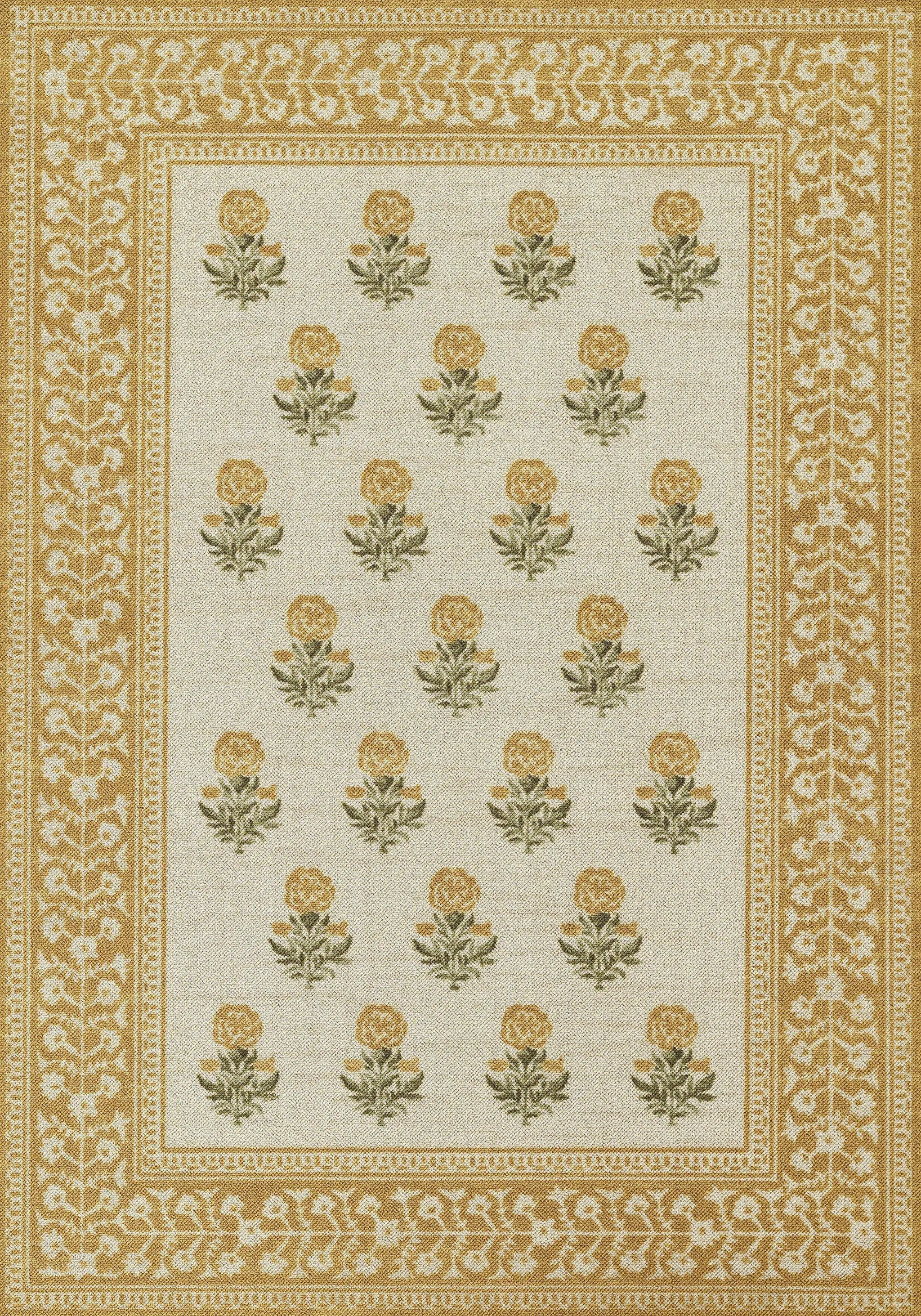 Bibury BIB-4 Gold Area Rug by Momeni