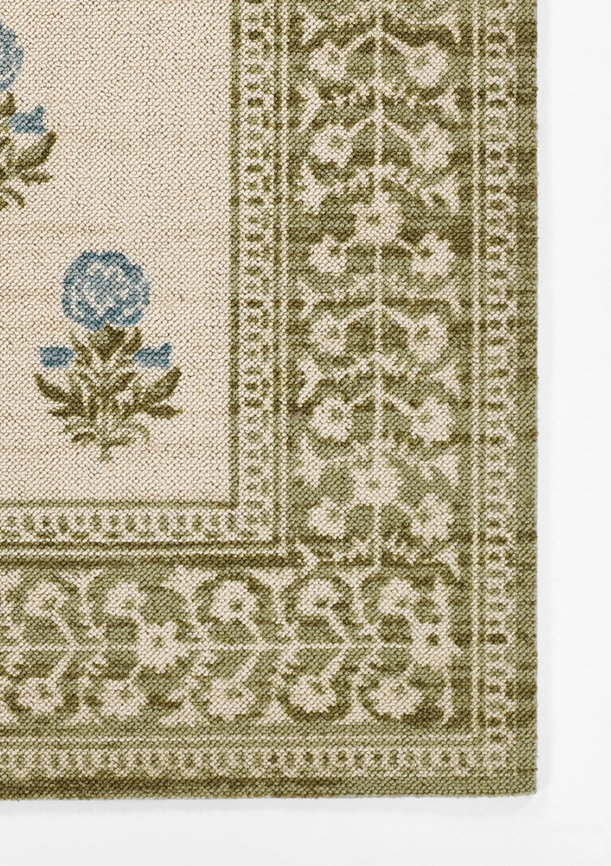 Bibury BIB-4 Green Area Rug by Momeni