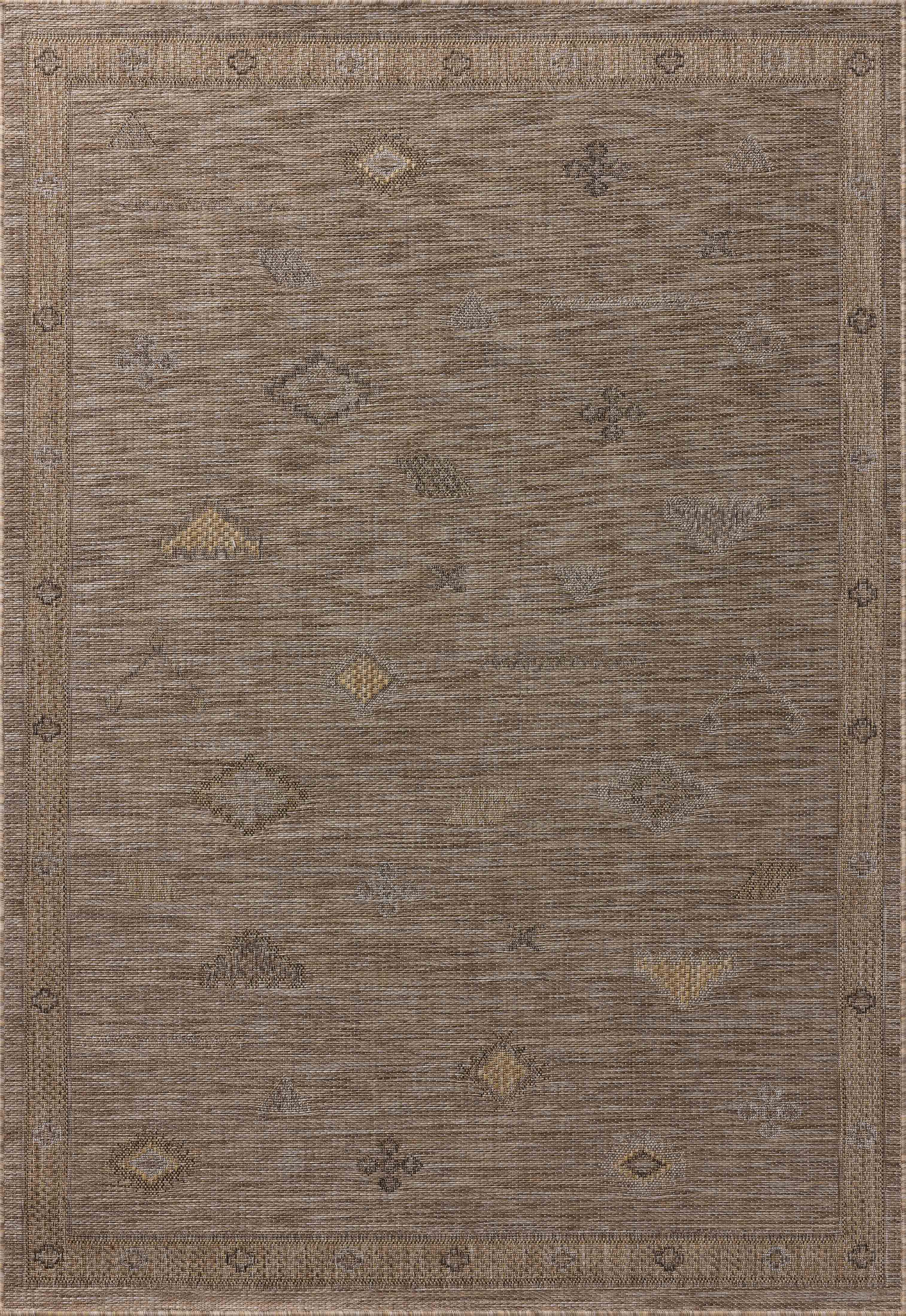 Finished in warm natural and sandy tones with contemporary and linear styling, the Birch BIR-03 Natural / Sand Area Rug is a power-loomed polypropylene area rug for modern living