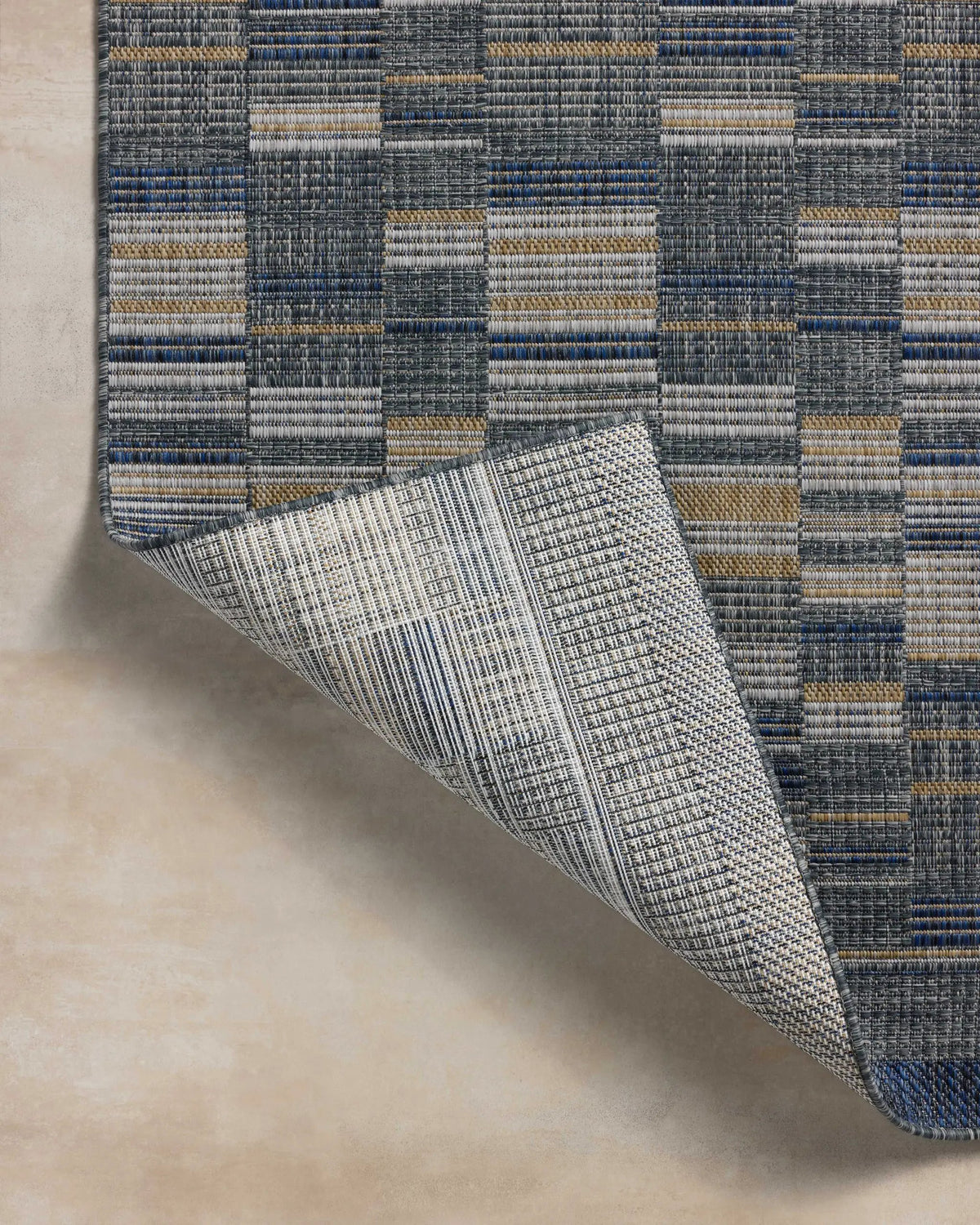 Birch BIR-04 Denim / Gold Area Rug by Loloi