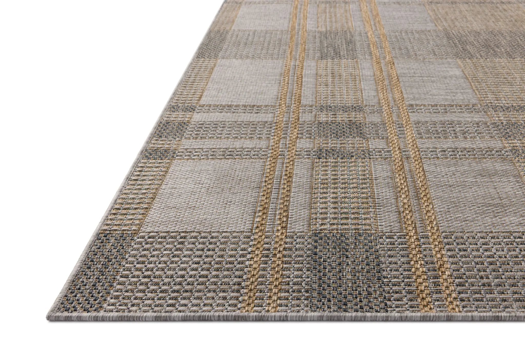 Birch BIR-05 Bone / Gold Area Rug by Loloi