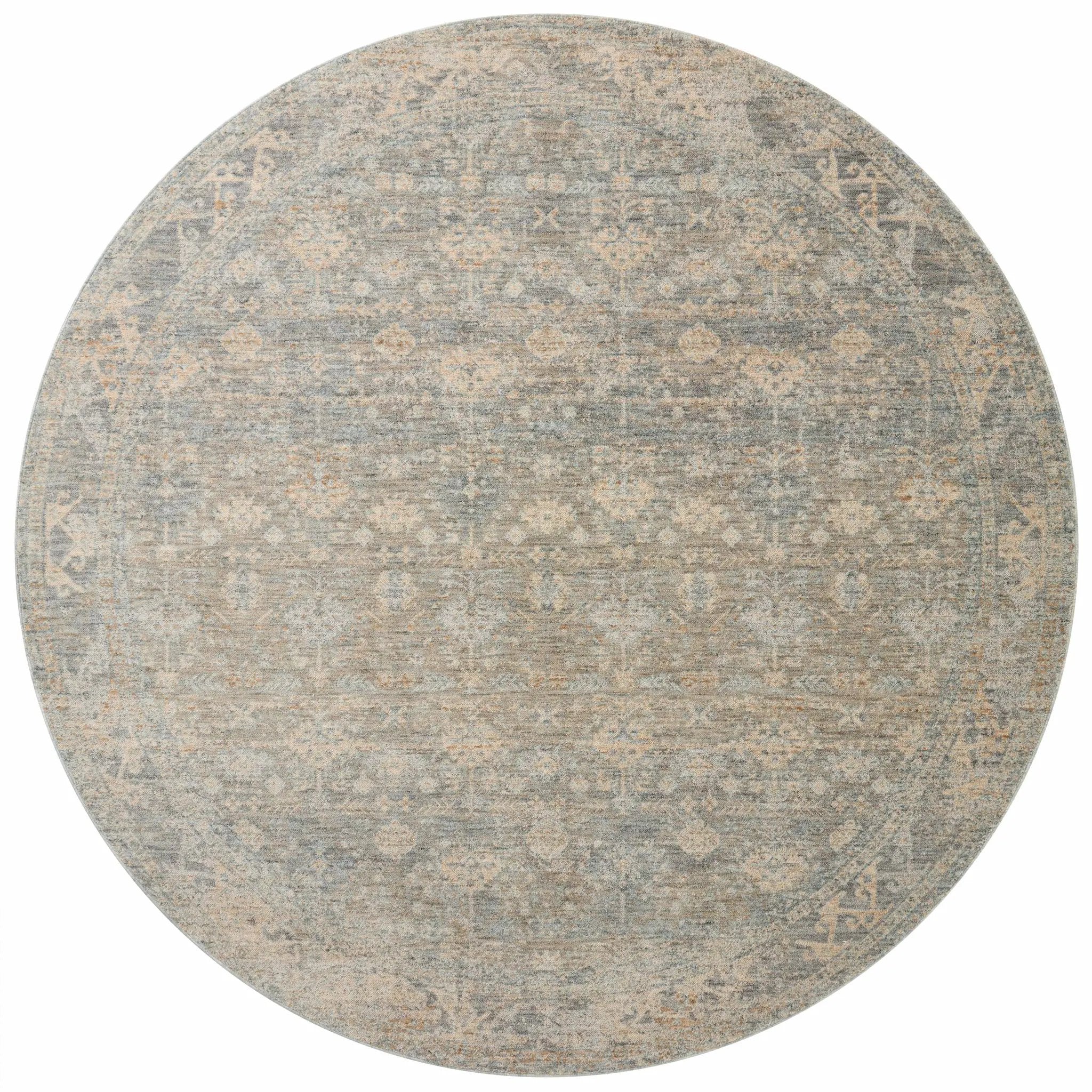Blake BLA-01 Sky / Beige Area Rug by Angela Rose x Loloi