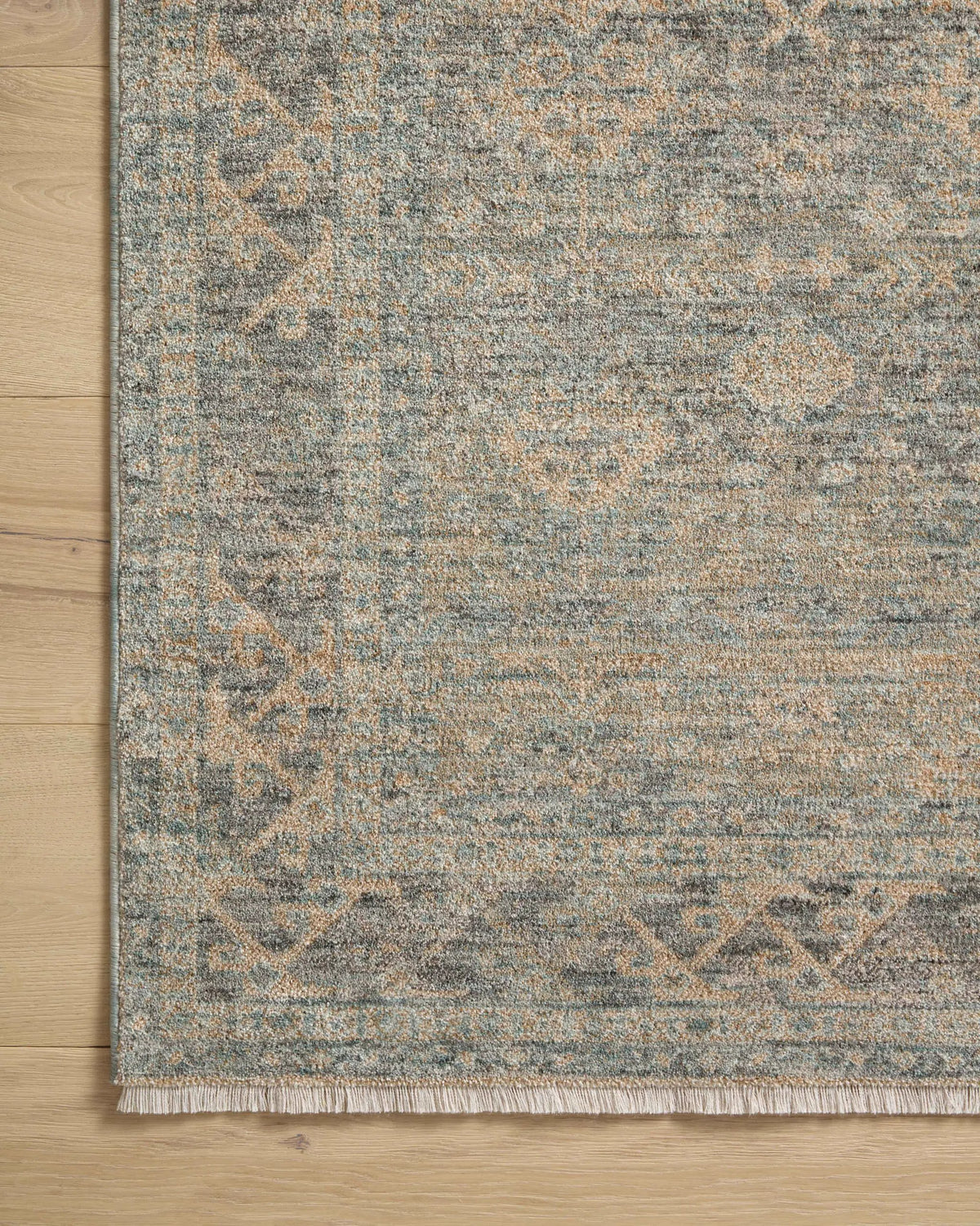 Blake BLA-01 Sky / Beige Area Rug by Angela Rose x Loloi