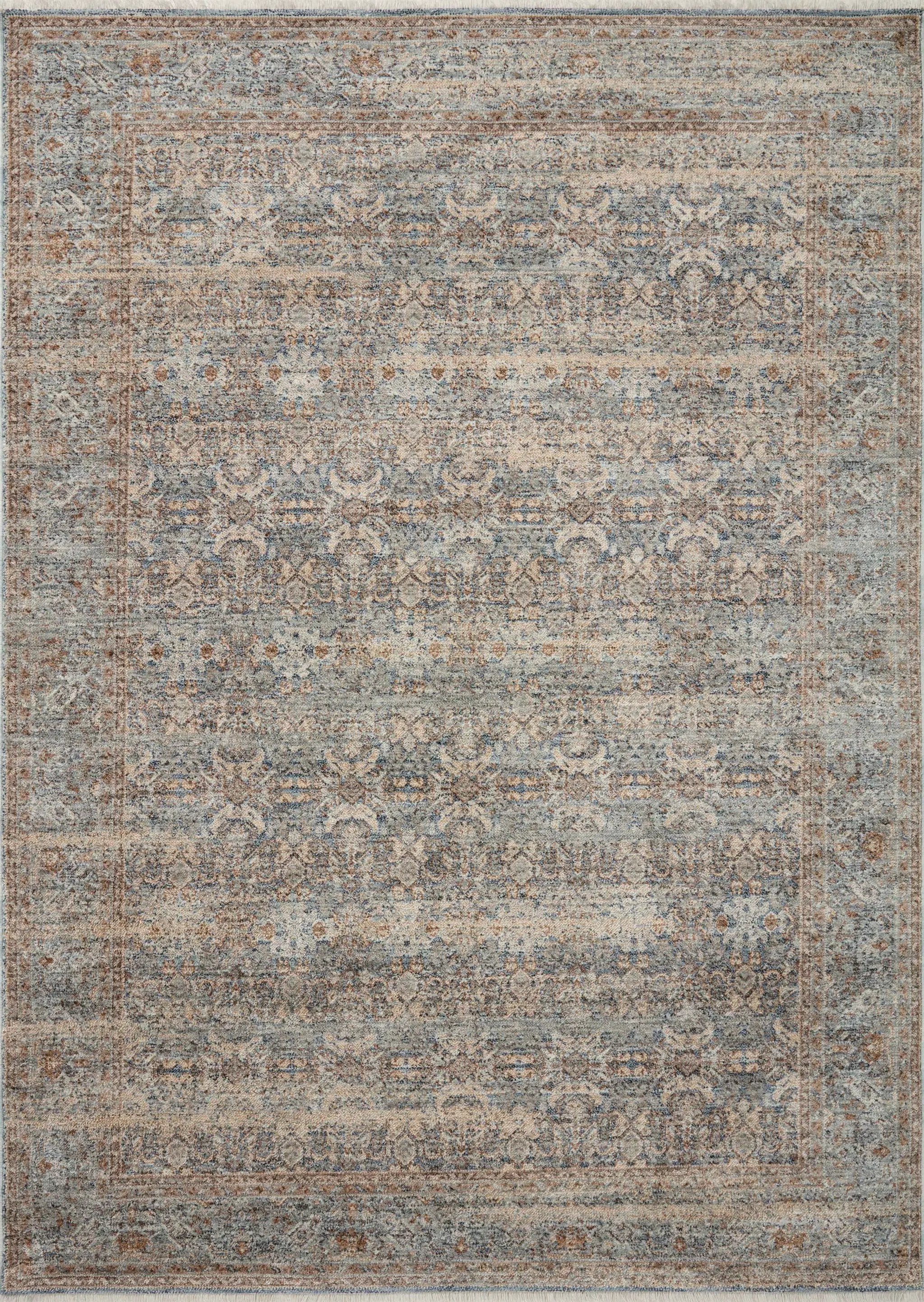 Blake BLA-02 Ocean / Mocha Area Rug by Angela Rose x Loloi