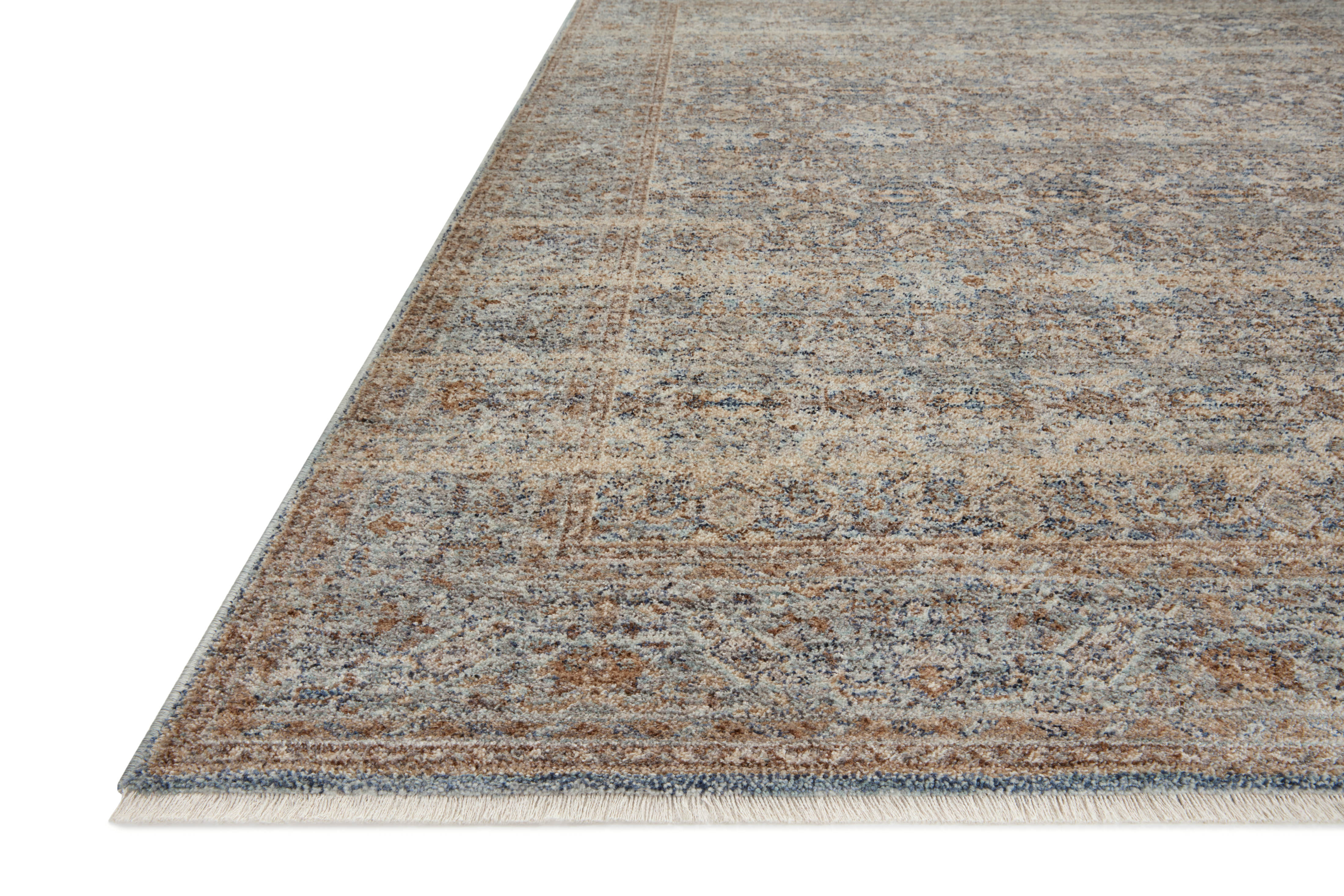 Angela Rose x Loloi Blake BLA-02 Ocean / Mocha Area Rug