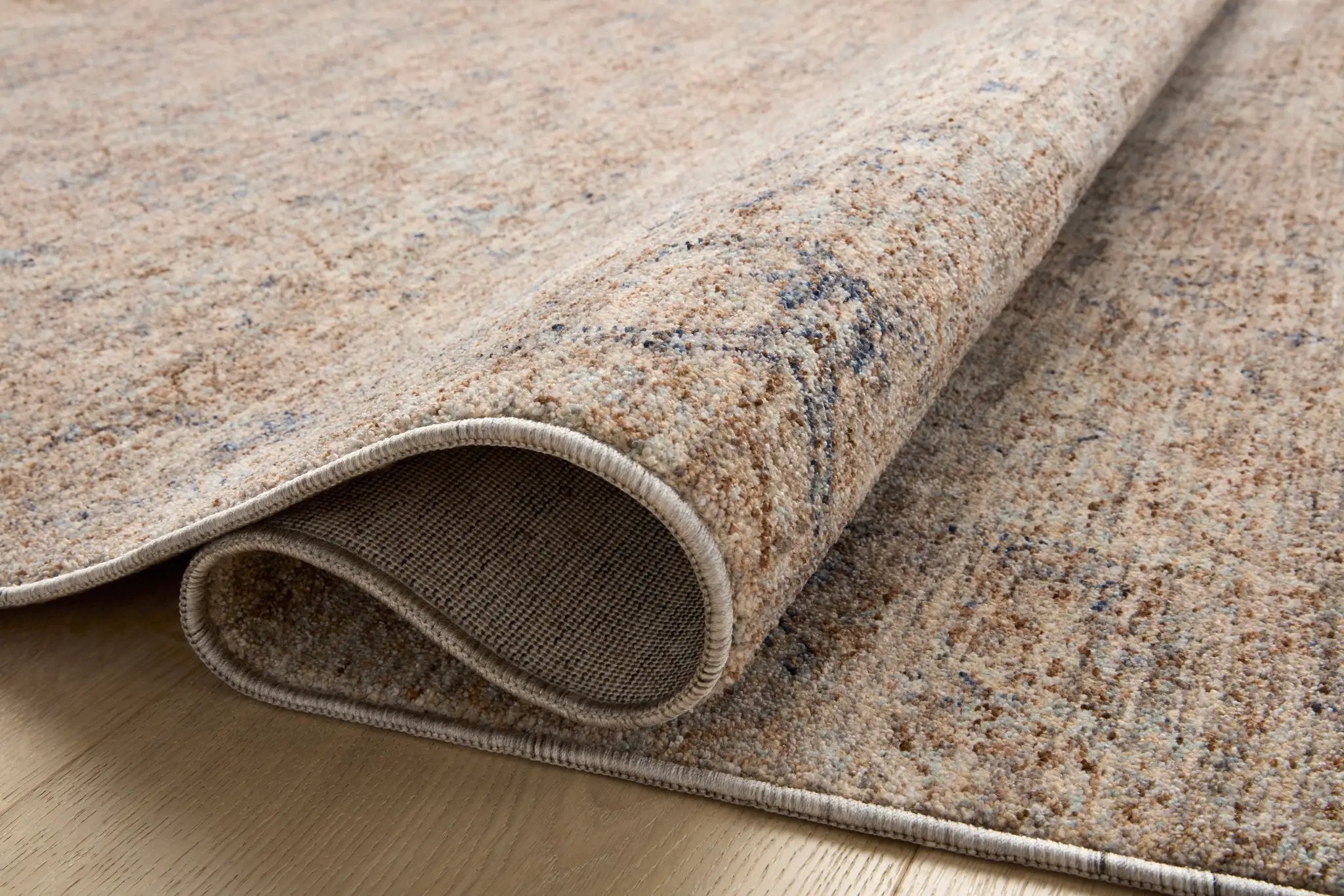 Blake BLA-03 Taupe / Blue Area Rug by Angela Rose x Loloi
