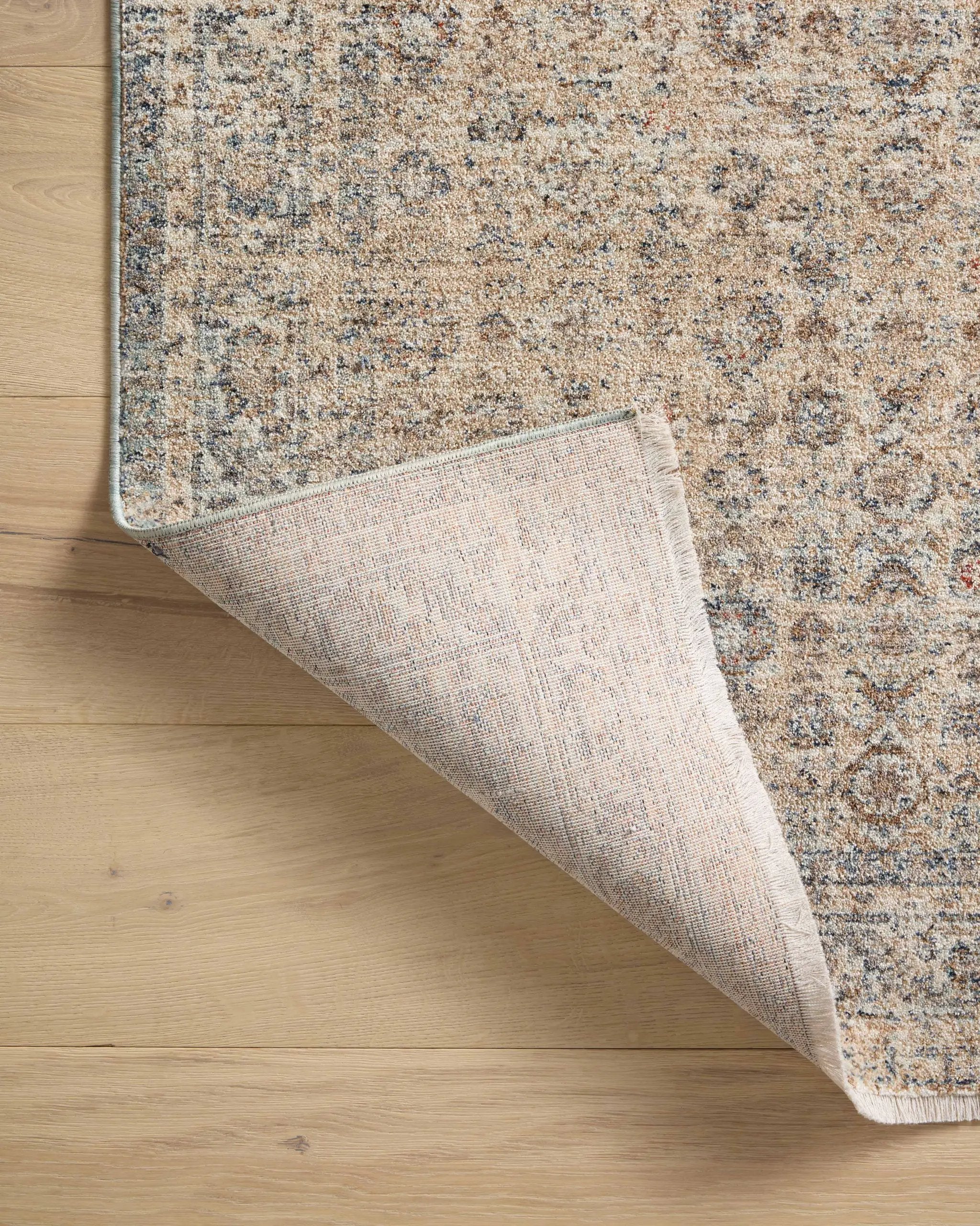 Blake BLA-04 Beige / Denim Area Rug by Angela Rose x Loloi