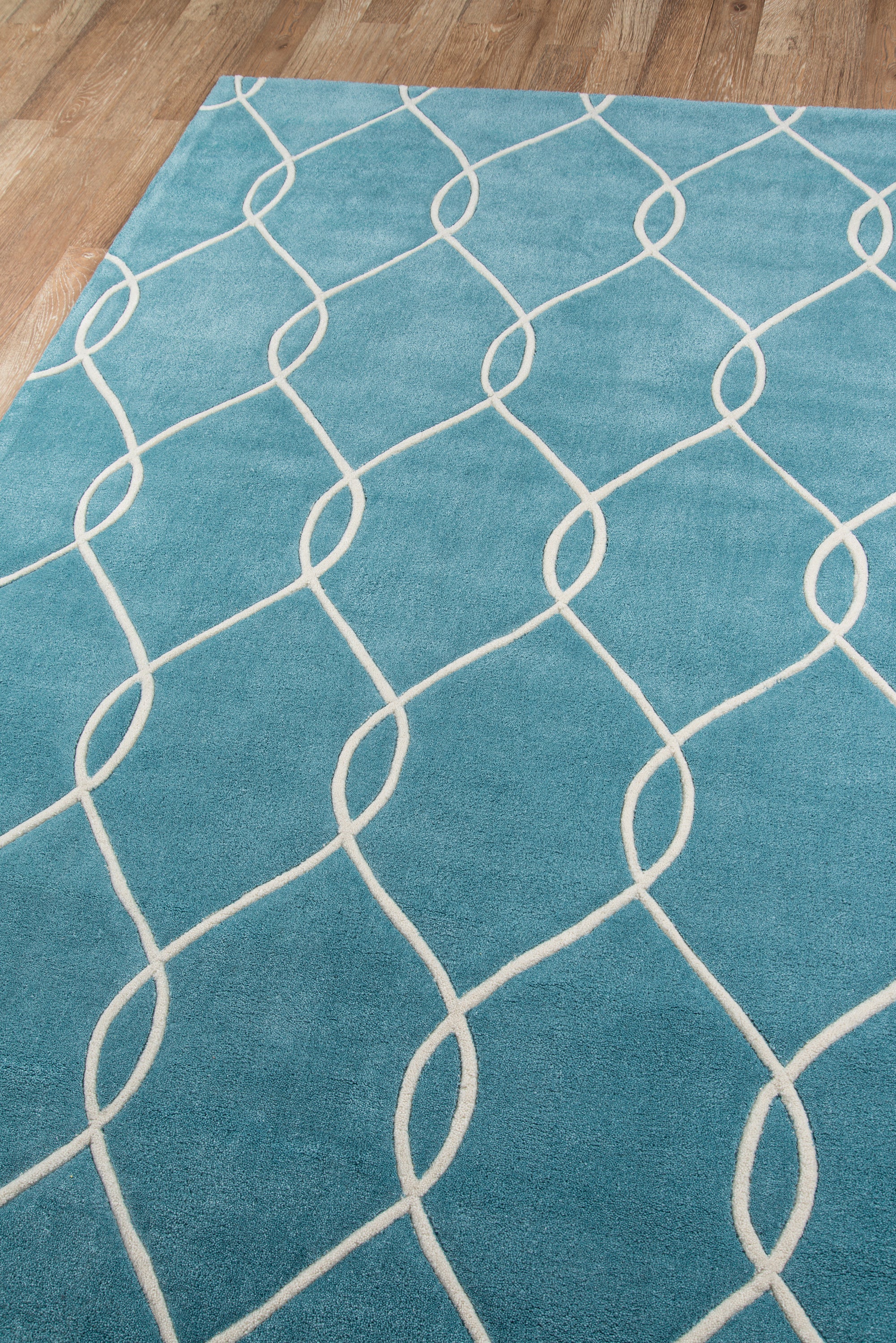 Momeni Bliss BS-12 Teal Hand Tufted Area Rug