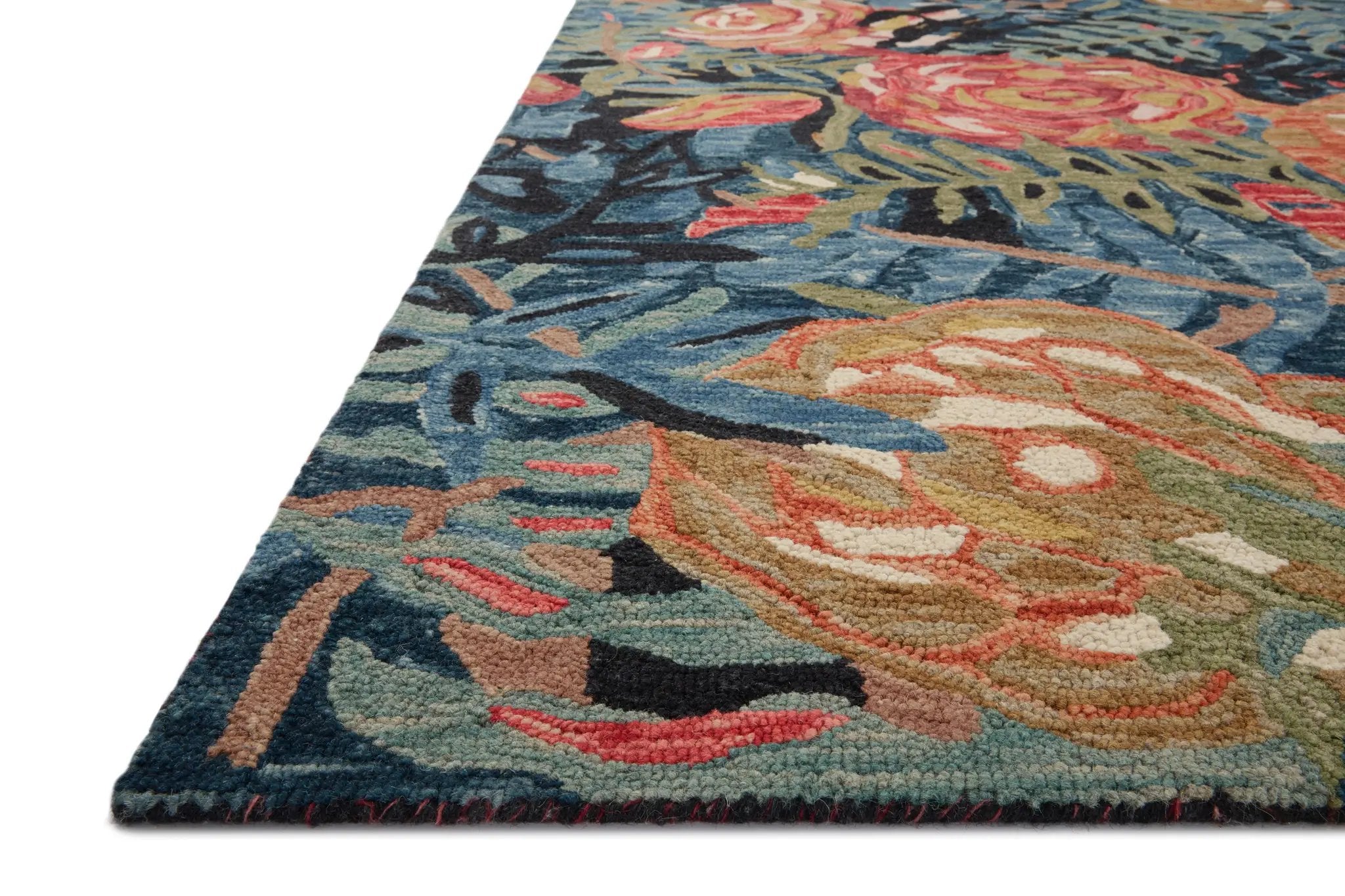 Belladonna BLM-02 Black / Fiesta Area Rug by Loloi