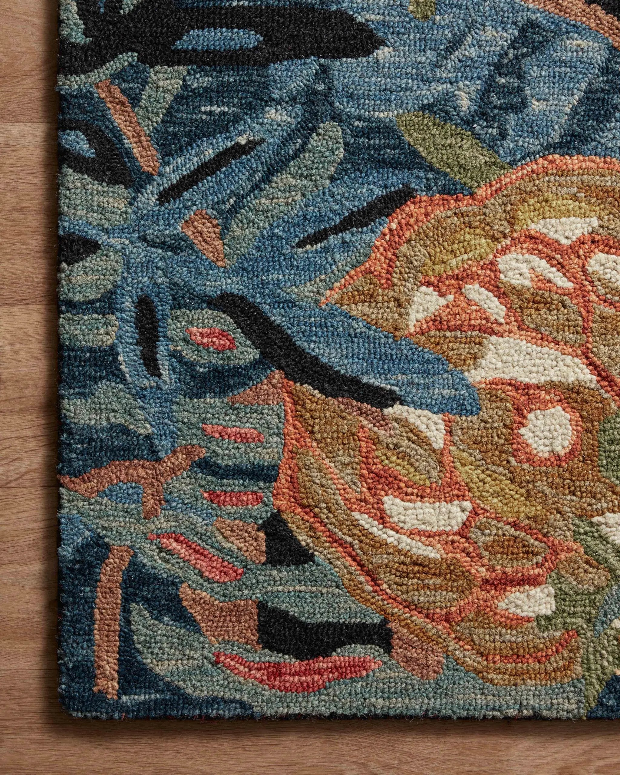 Belladonna BLM-02 Black / Fiesta Area Rug by Loloi