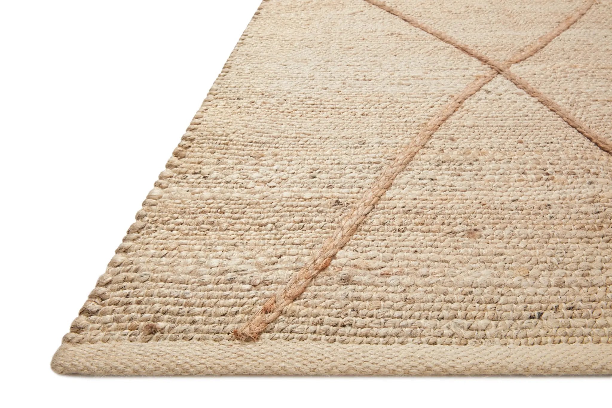 Bodhi BOD-01 Ivory / Natural Area Rug by Loloi