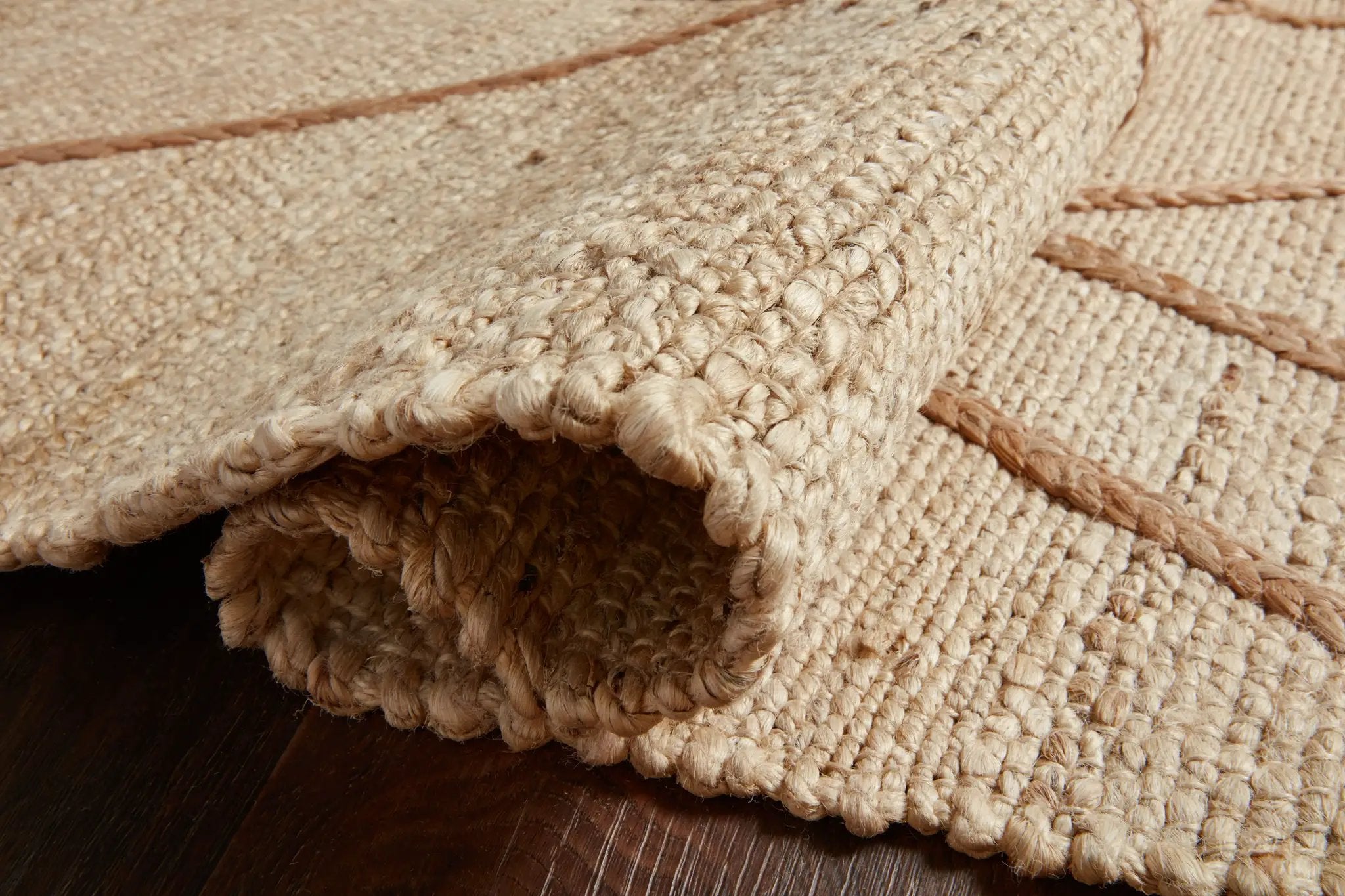 Bodhi BOD-01 Ivory / Natural Area Rug by Loloi