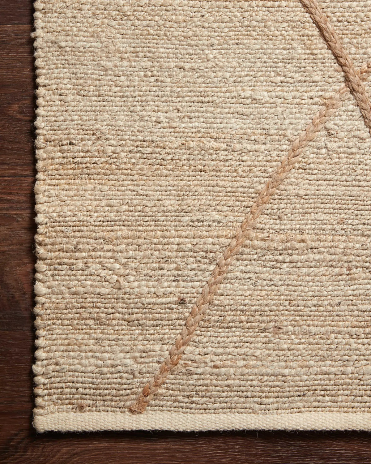 Bodhi BOD-01 Ivory / Natural Area Rug by Loloi