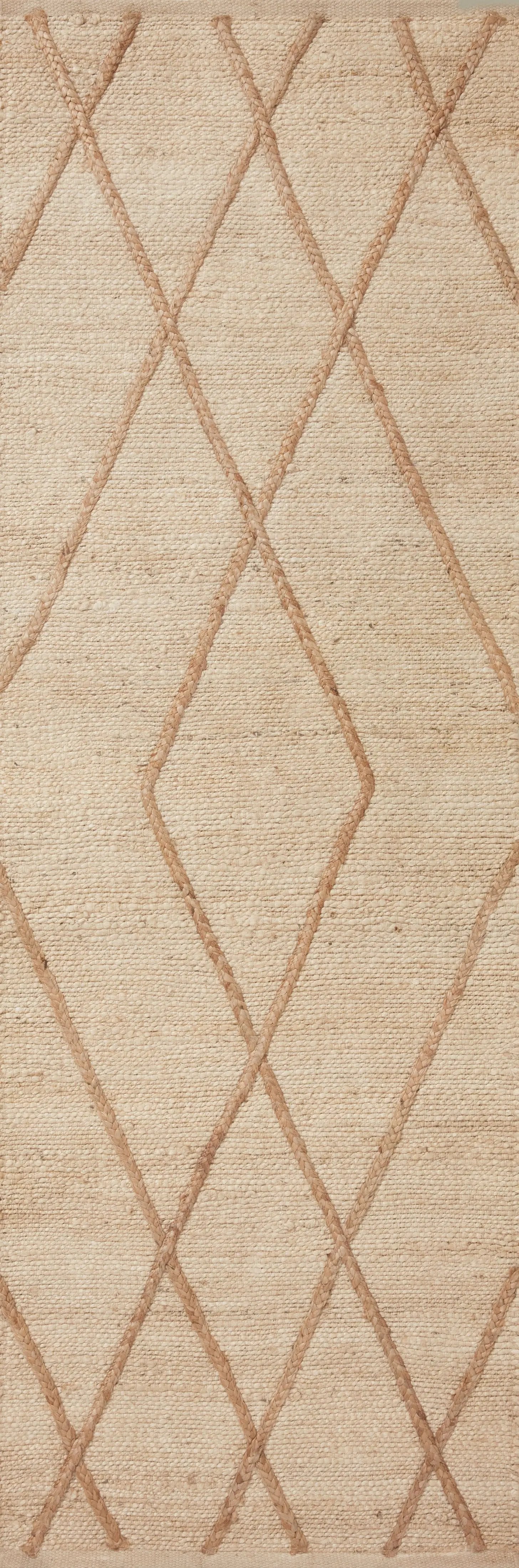 Bodhi BOD-02 Ivory / Natural Area Rug by Loloi