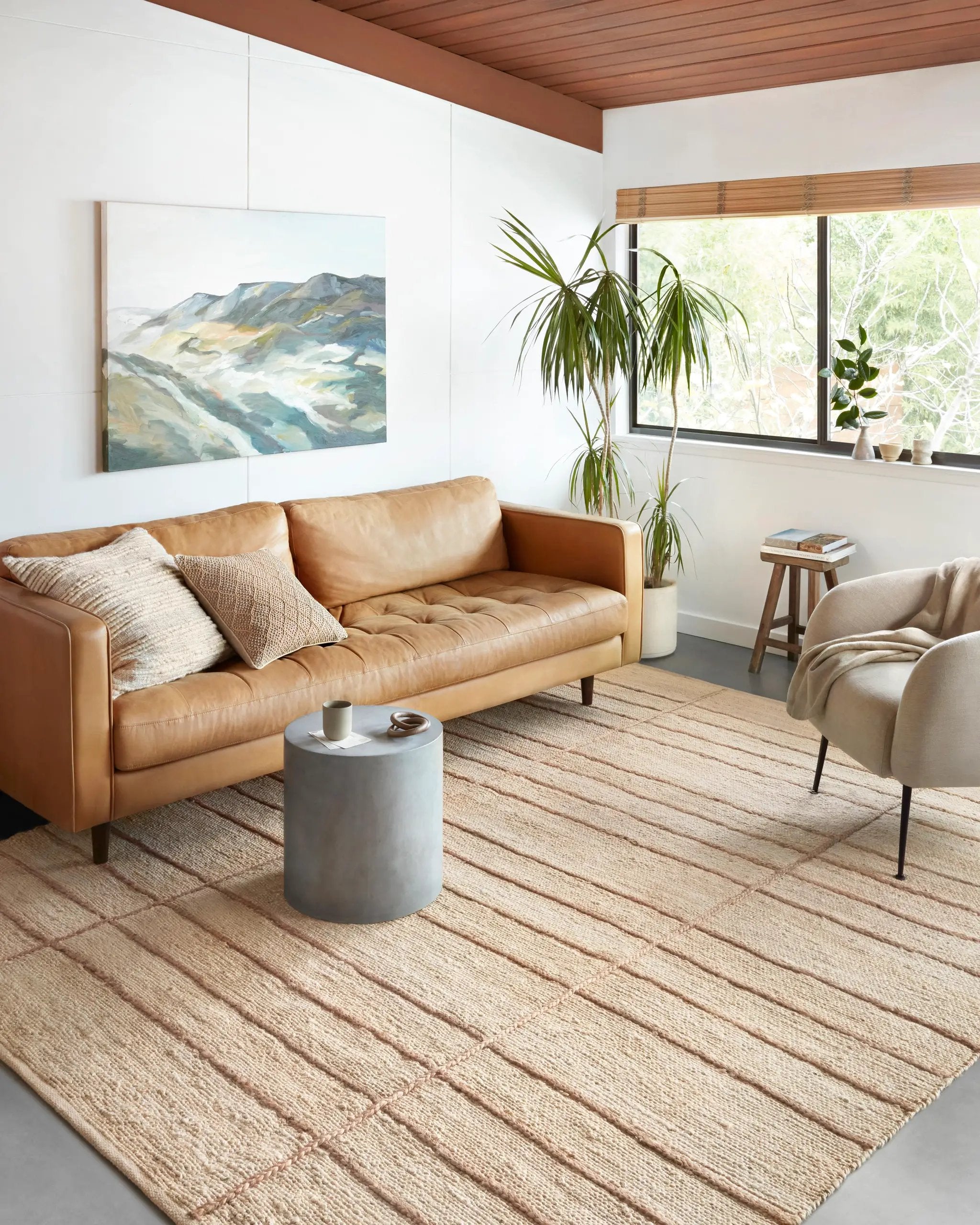 Bodhi BOD-04 Ivory / Natural Area Rug by Loloi