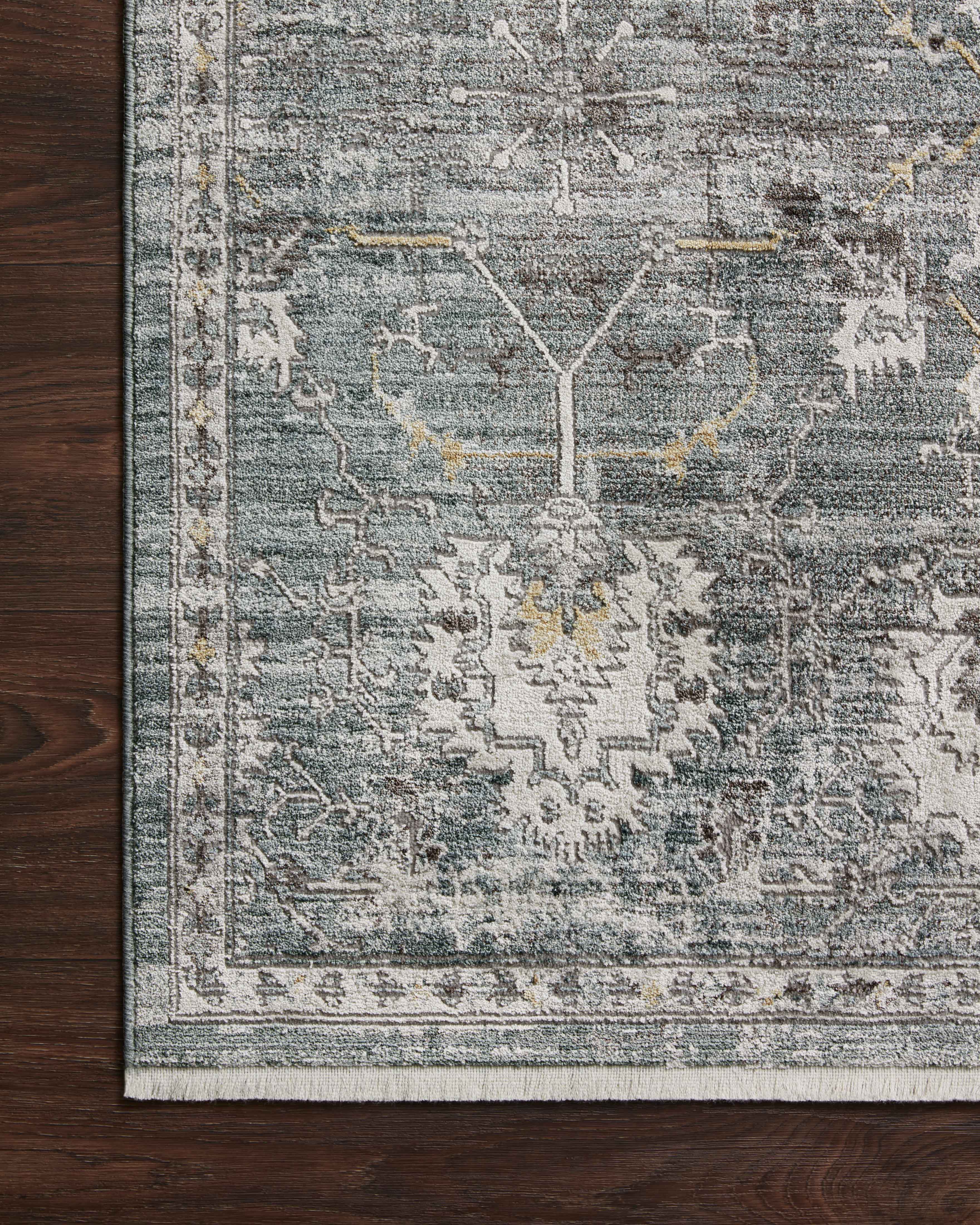 Loloi Bonney BNY-03 Lagoon / Ivory Area Rug