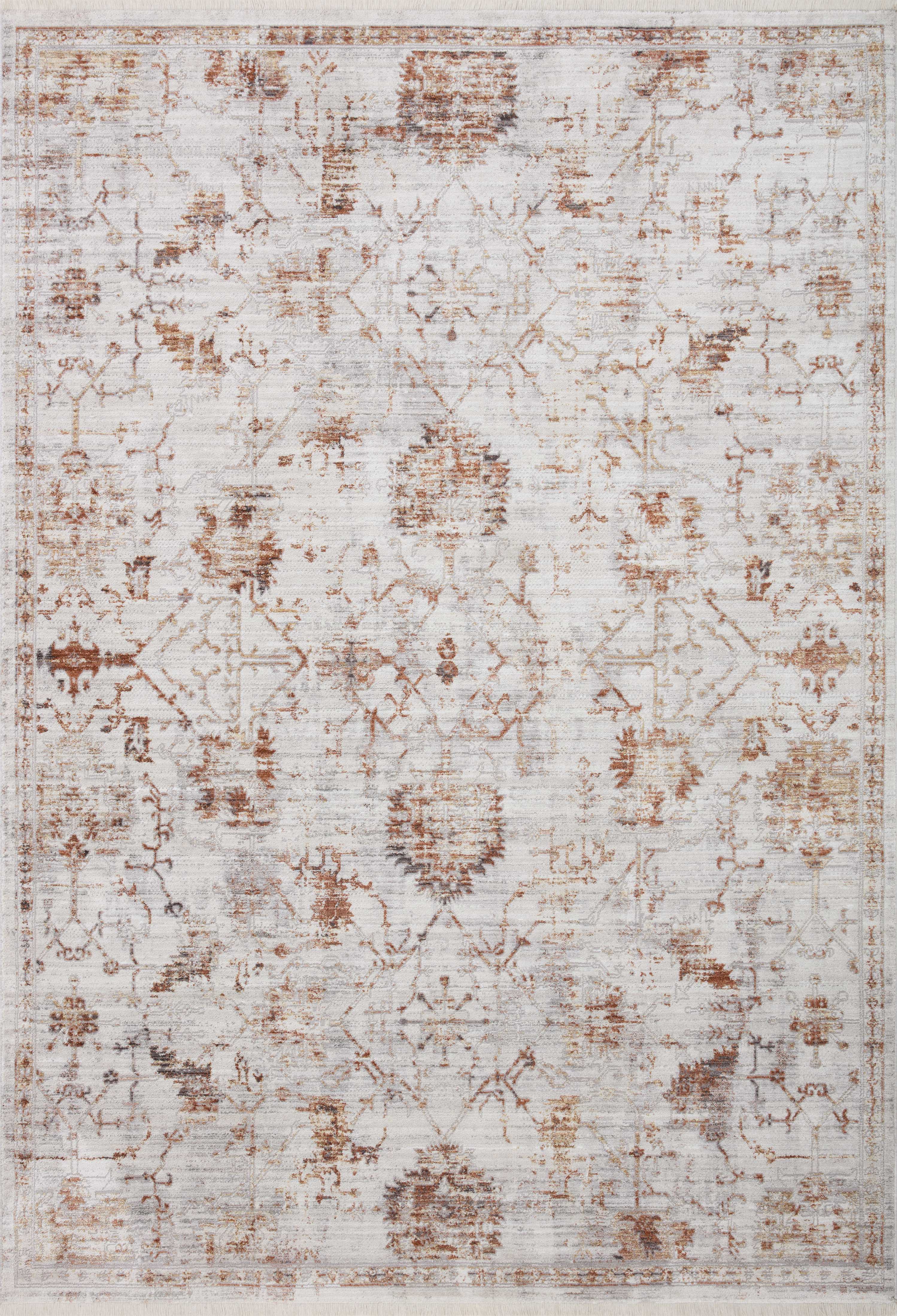 Loloi Bonney BNY-04 Silver / Sunset Area Rug