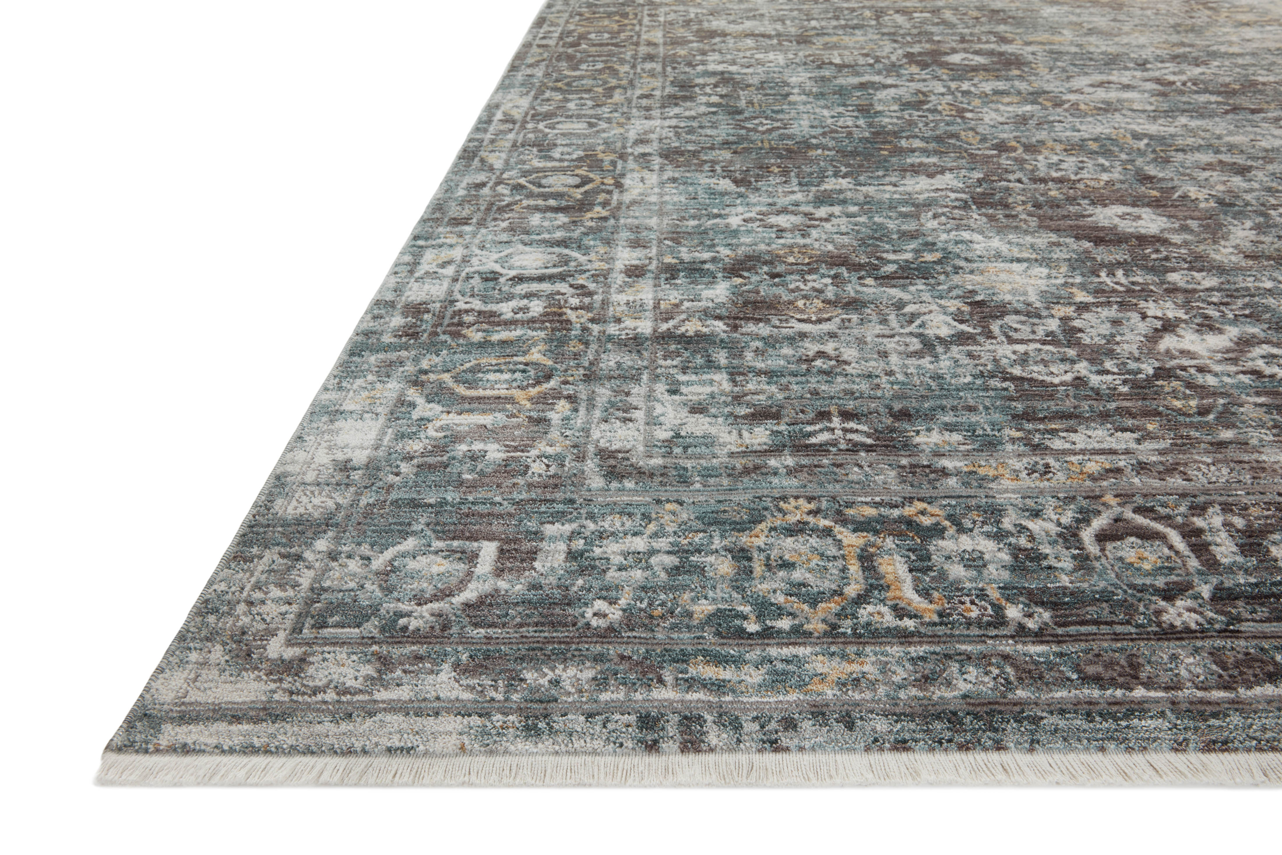 Loloi Bonney BNY-05 Slate / Teal Area Rug