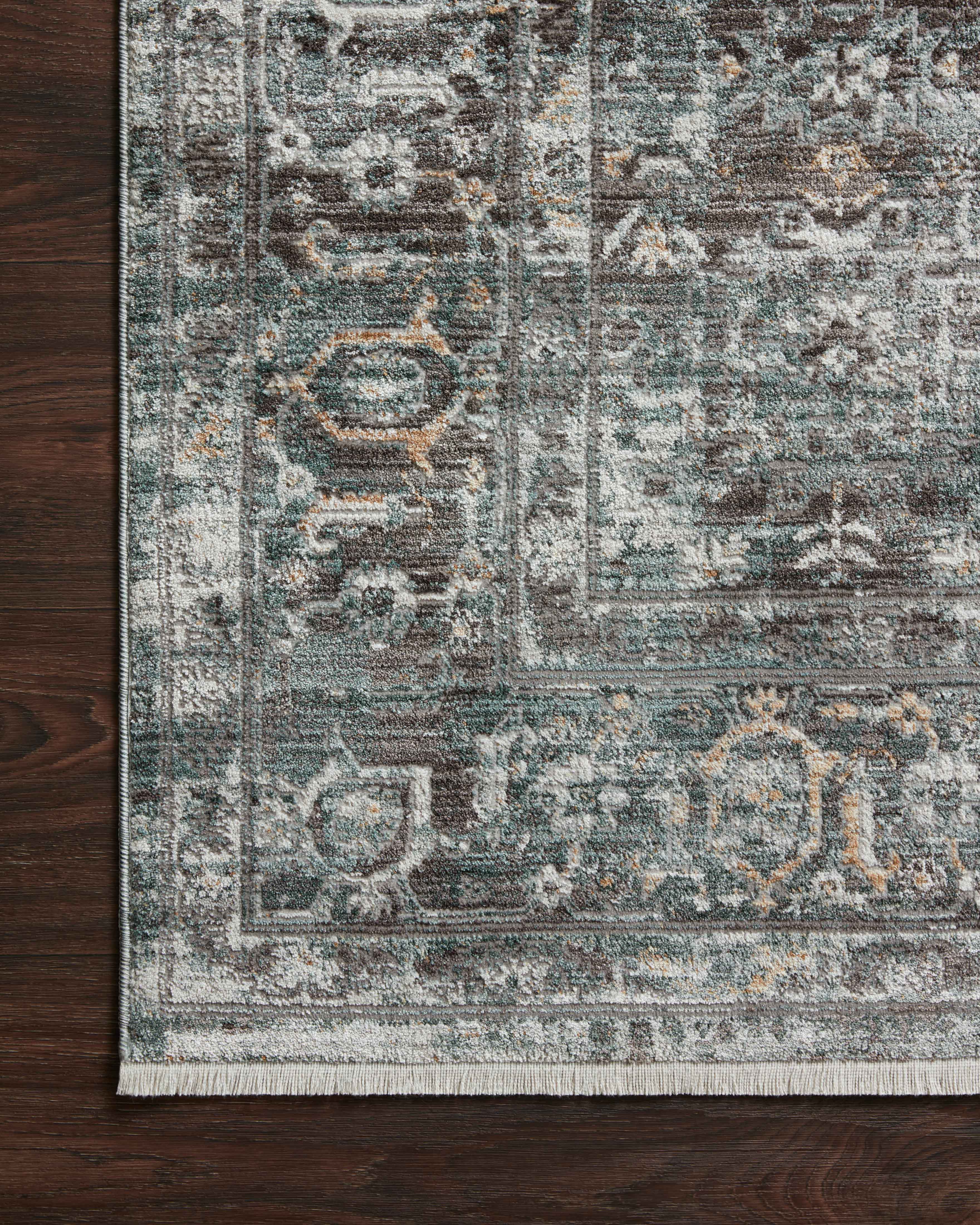 Loloi Bonney BNY-05 Slate / Teal Area Rug