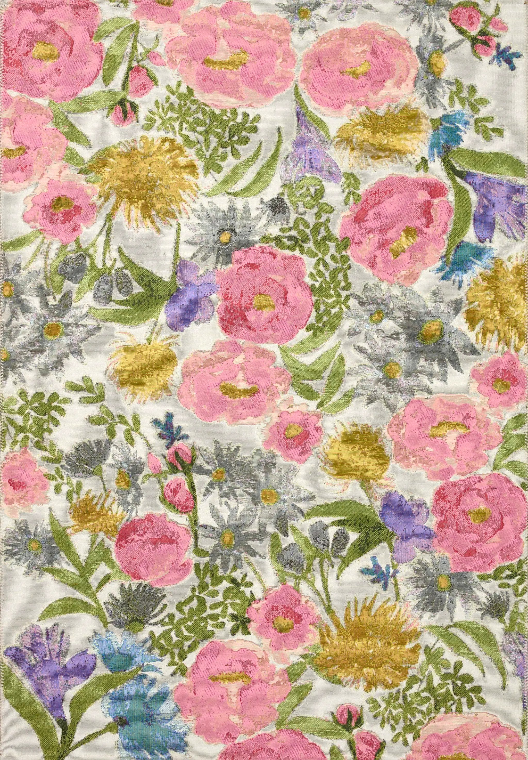 Botanical BOT-01 Ivory / Multi Area Rug by Loloi
