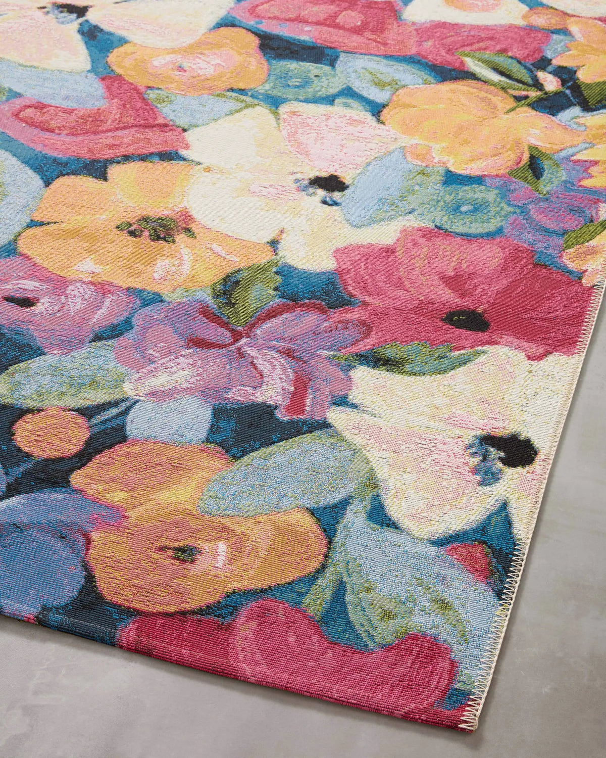 Botanical BOT-02 Navy / Multi Area Rug by Loloi