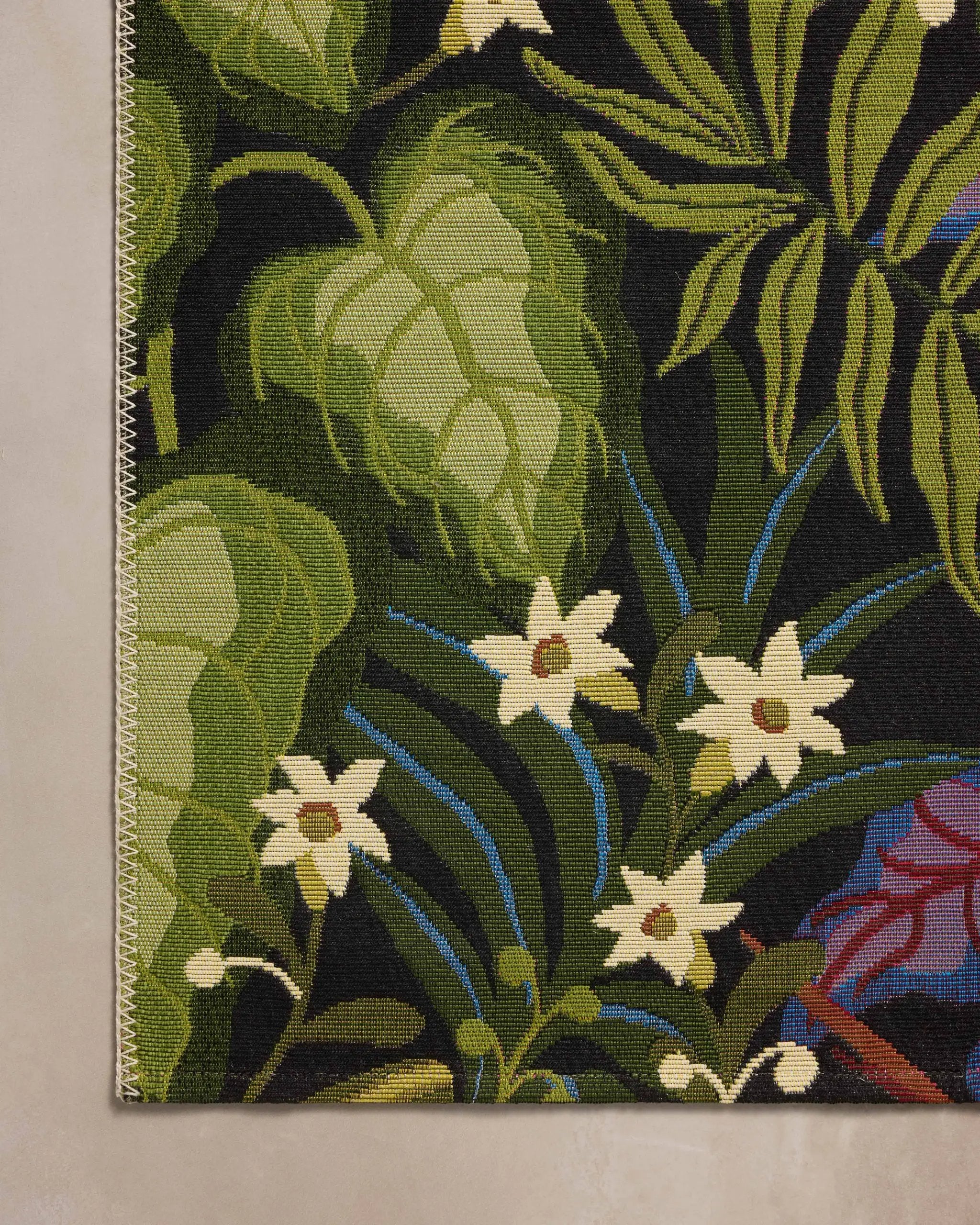 Botanical BOT-06 Onyx / Multi Area Rug by Loloi