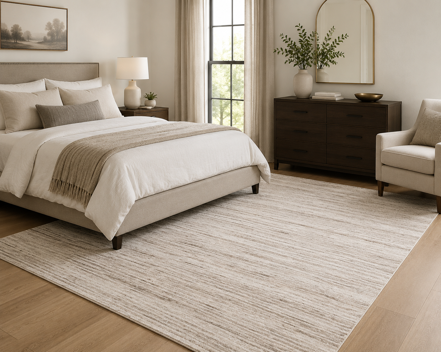 Loloi Brandt BRA-01 Ivory / Oatmeal Area Rug