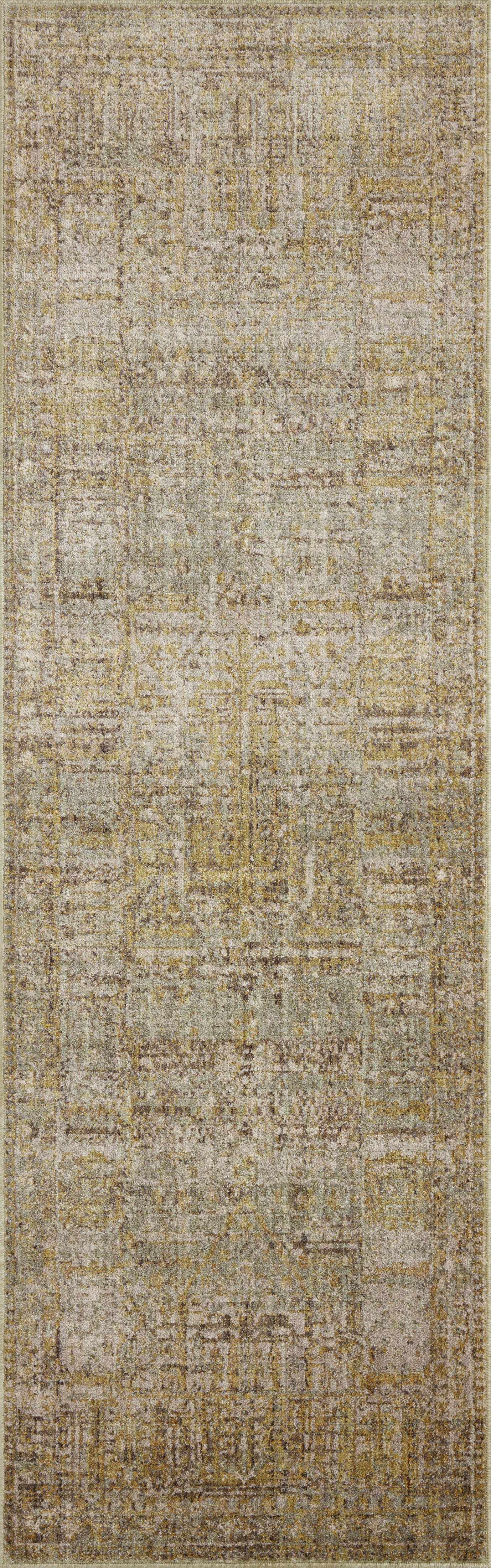 Jean Stoffer x Loloi Bradbury BRU-02 Dove / Gold Area Rug