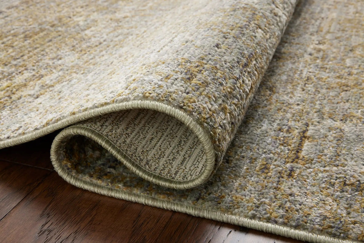 Bradbury BRU-02 Dove / Gold Area Rug by Jean Stoffer x Loloi