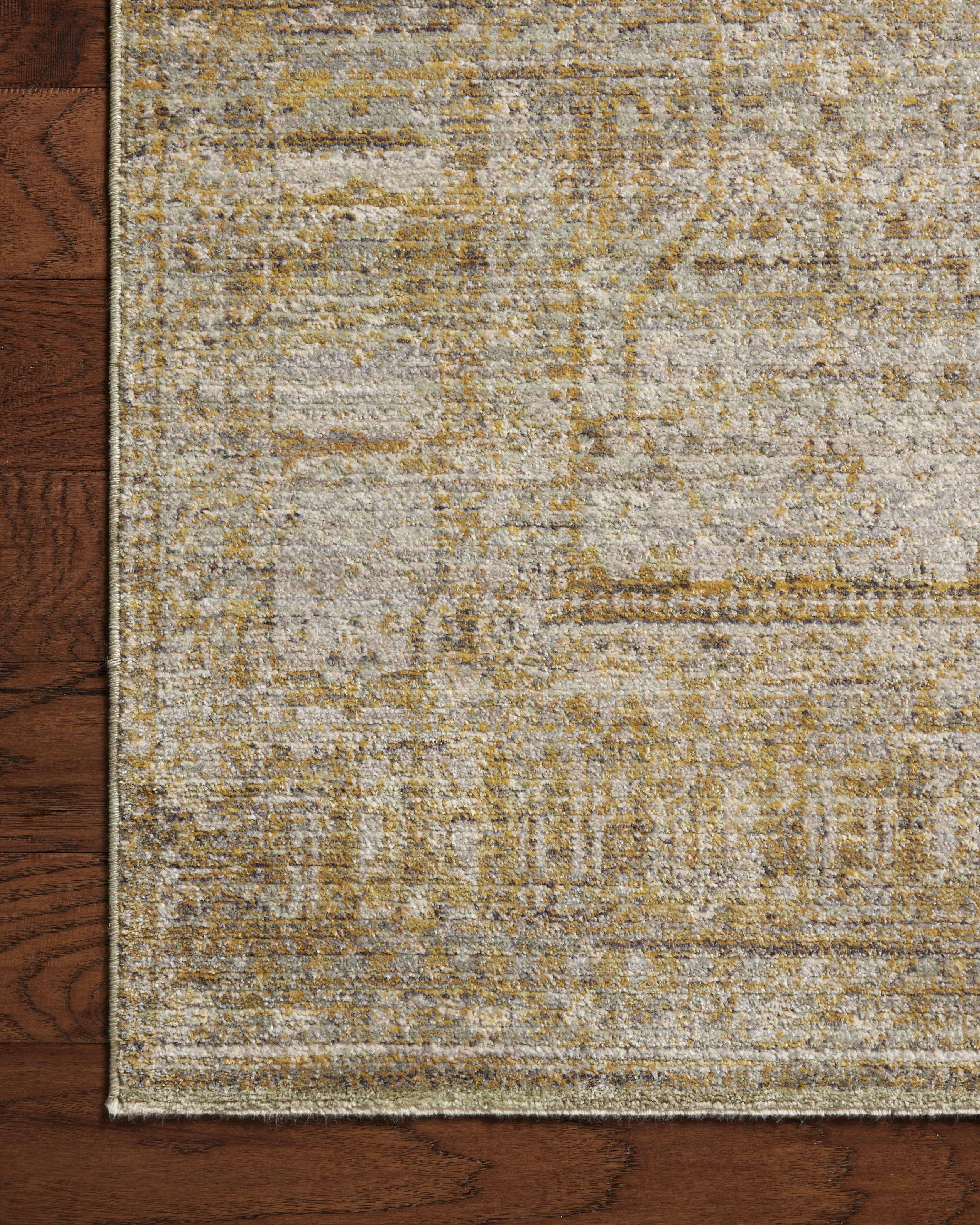 Jean Stoffer x Loloi Bradbury BRU-02 Dove / Gold Area Rug