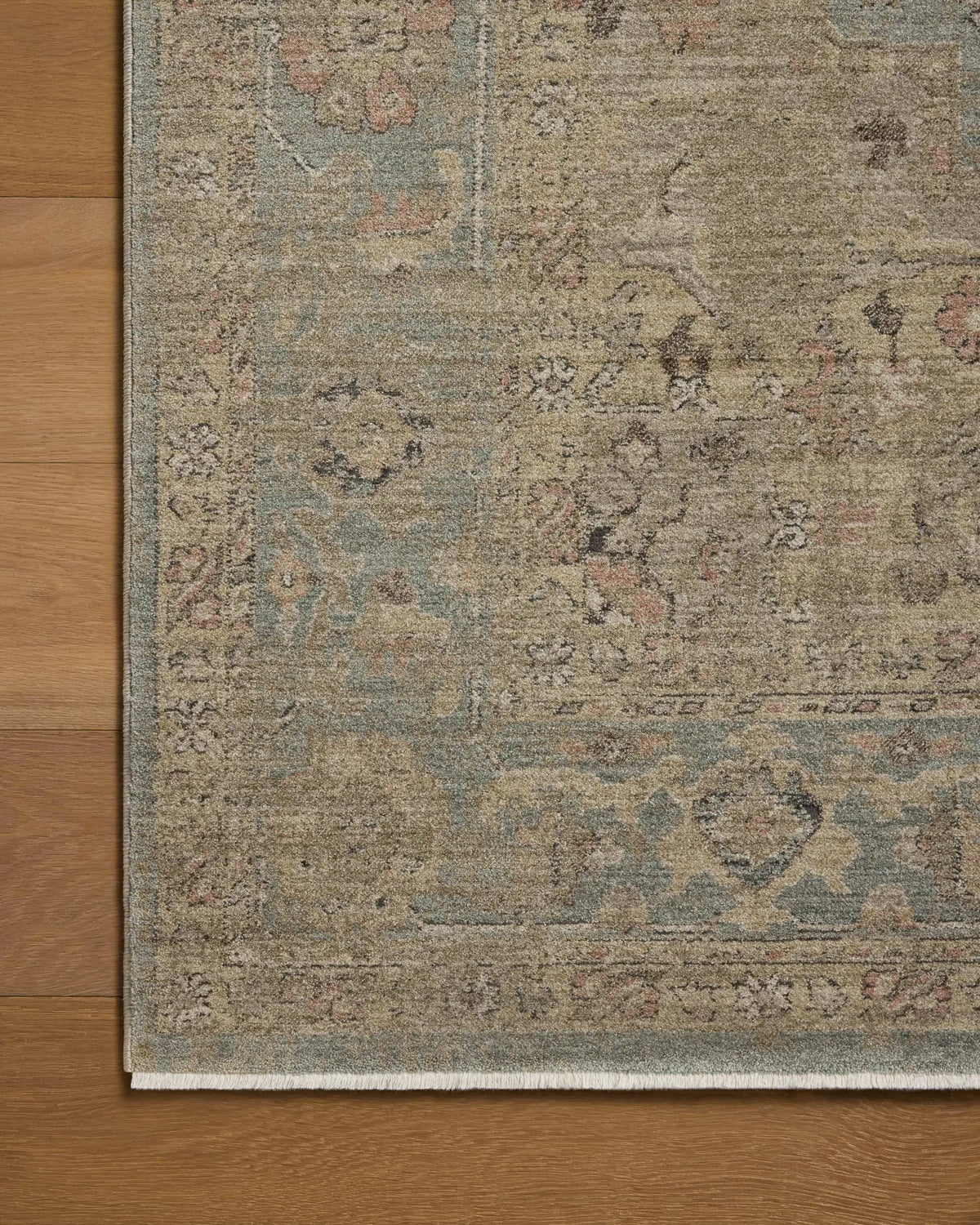Briar BRR-01 Sky / Moss Area Rug by Loloi