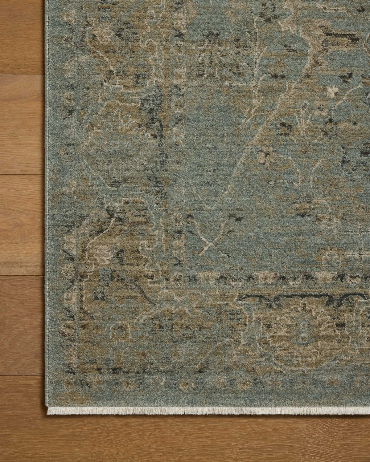 Briar BRR-02 Aqua / Olive Area Rug by Loloi