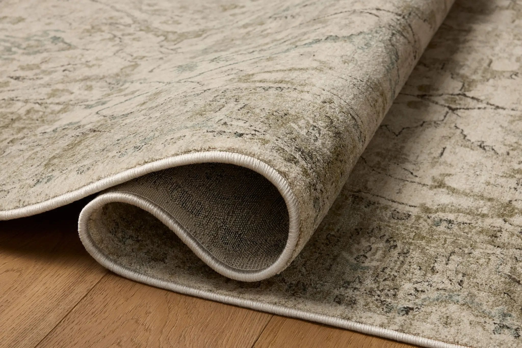 Briar BRR-02 Ivory / Sage Area Rug by Loloi